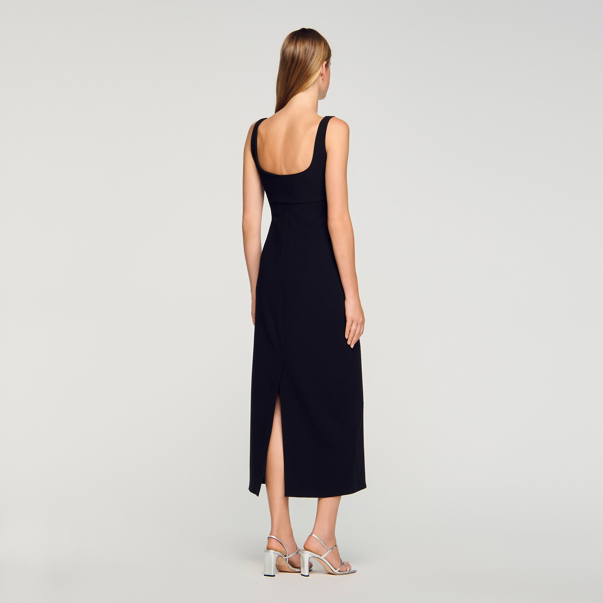 Maxikleid aus Strassherzen
