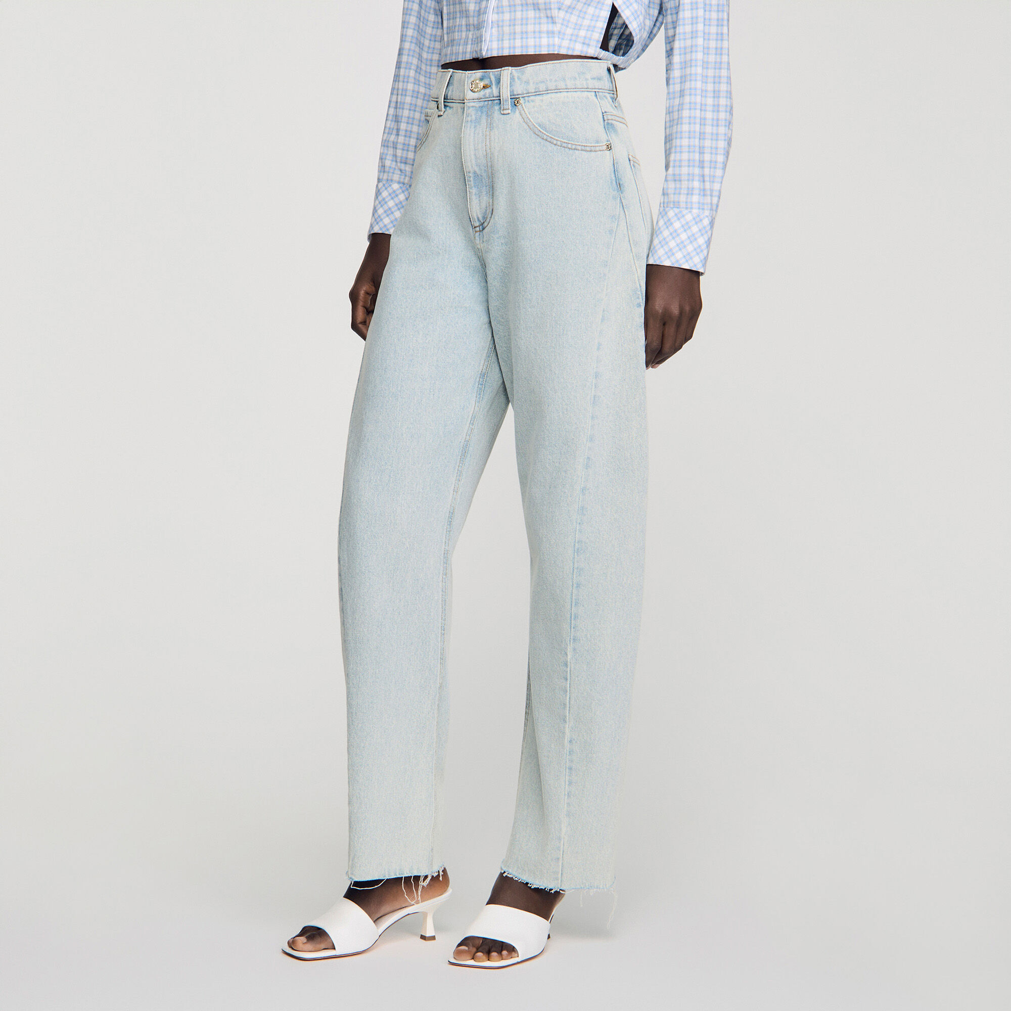 Faded Barrel Baumwolljeans