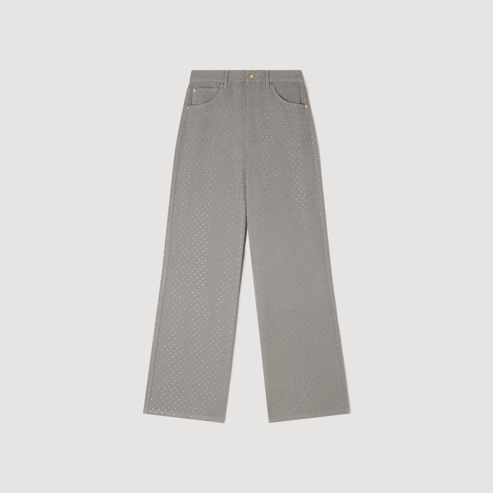 Jeans mit Strassverzierung