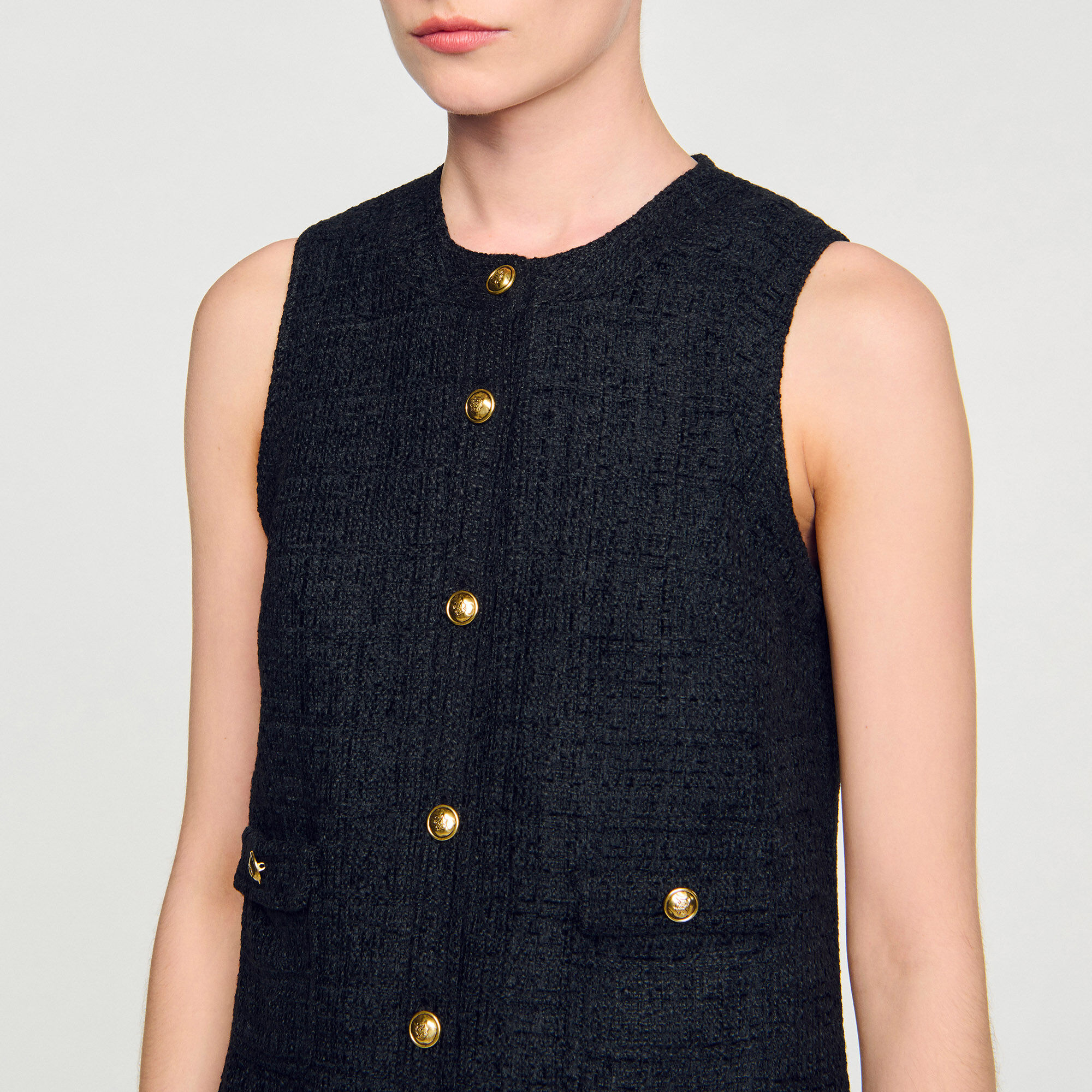 Mini-Tweed-Kleid