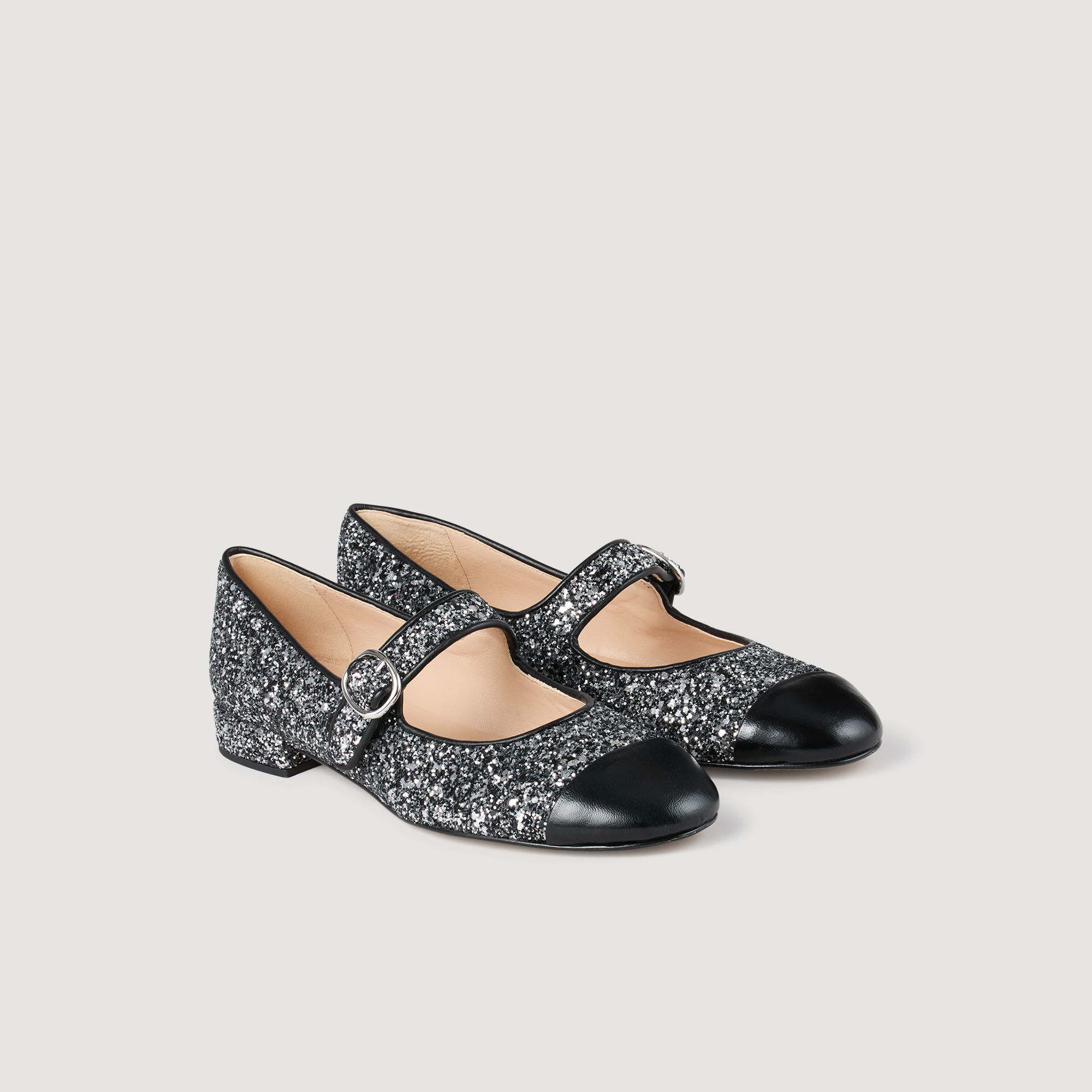 Glitzer-Ballettschuh