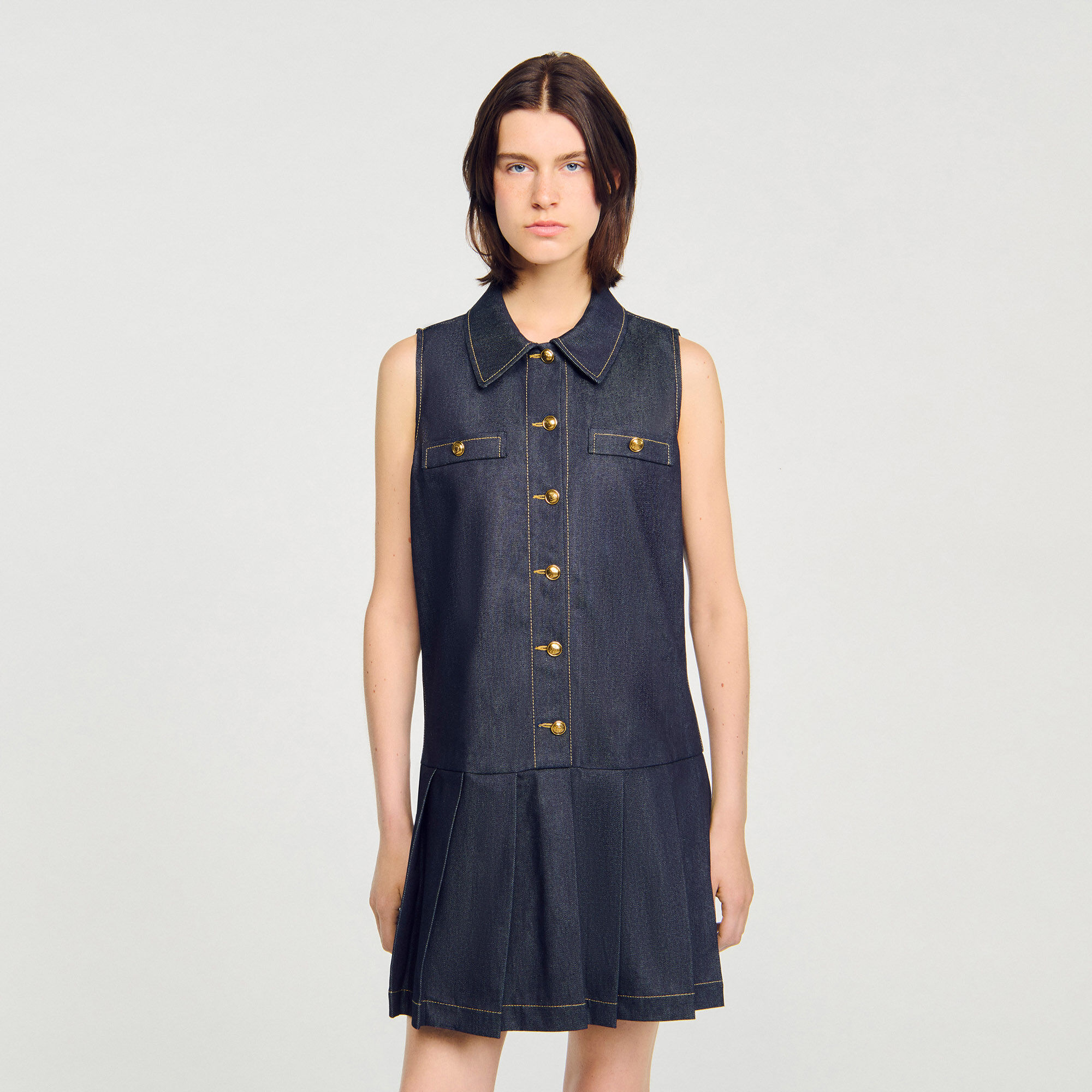 Minikleid aus Denim