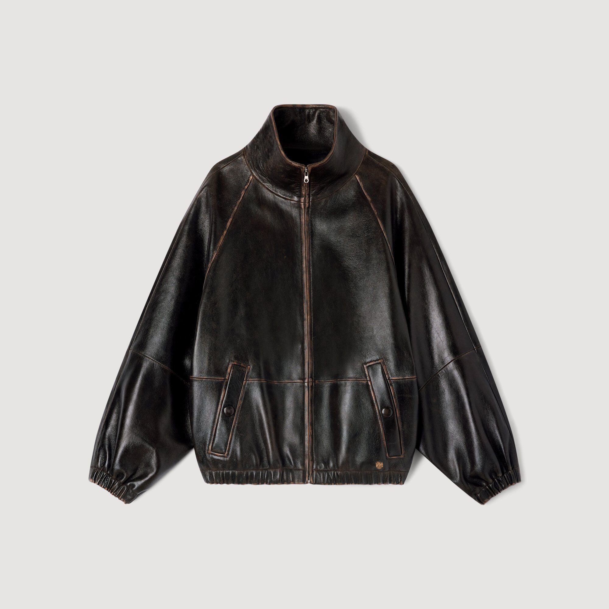 Gebrauchter Lederjacke