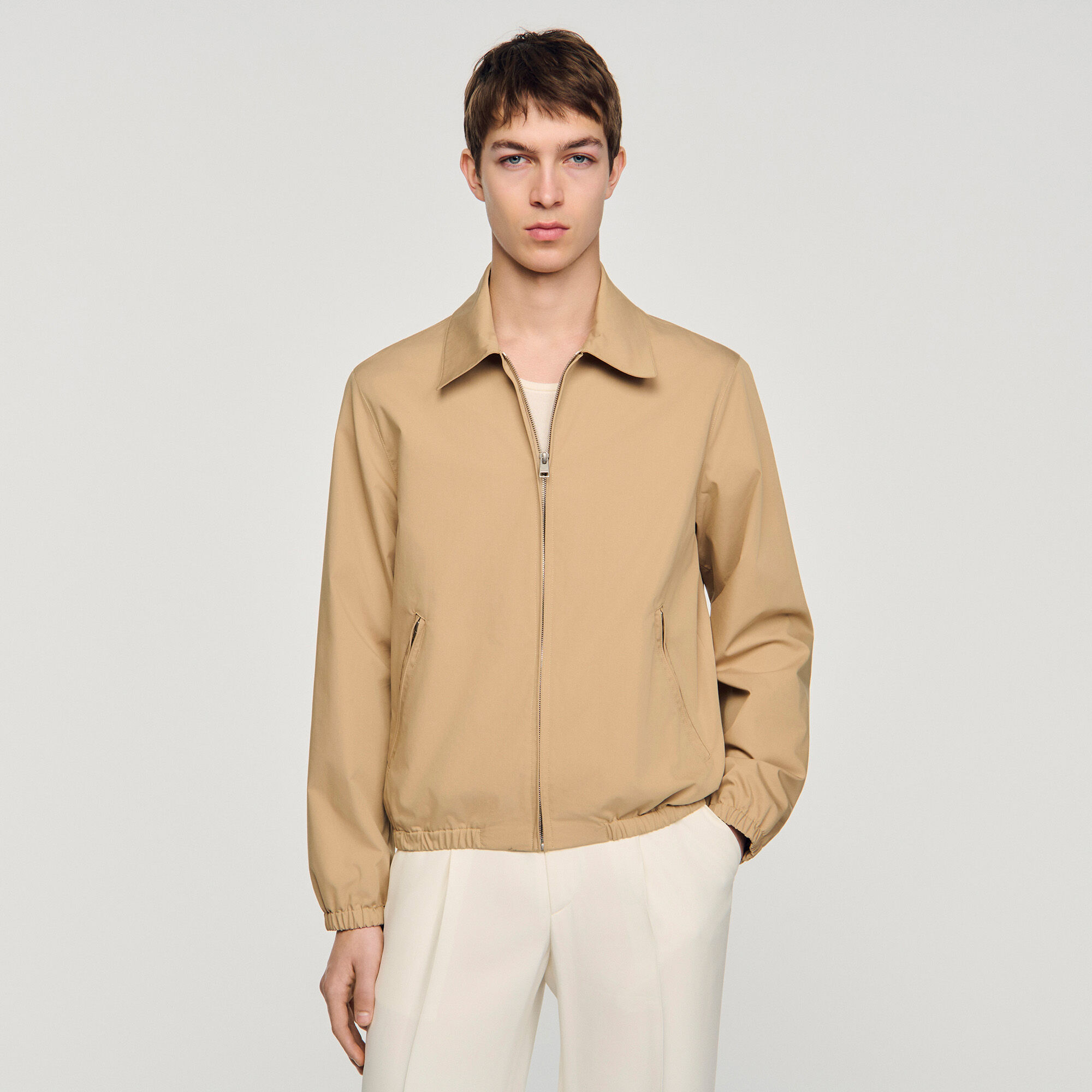 Reißverschluss-Cotton-Jacke