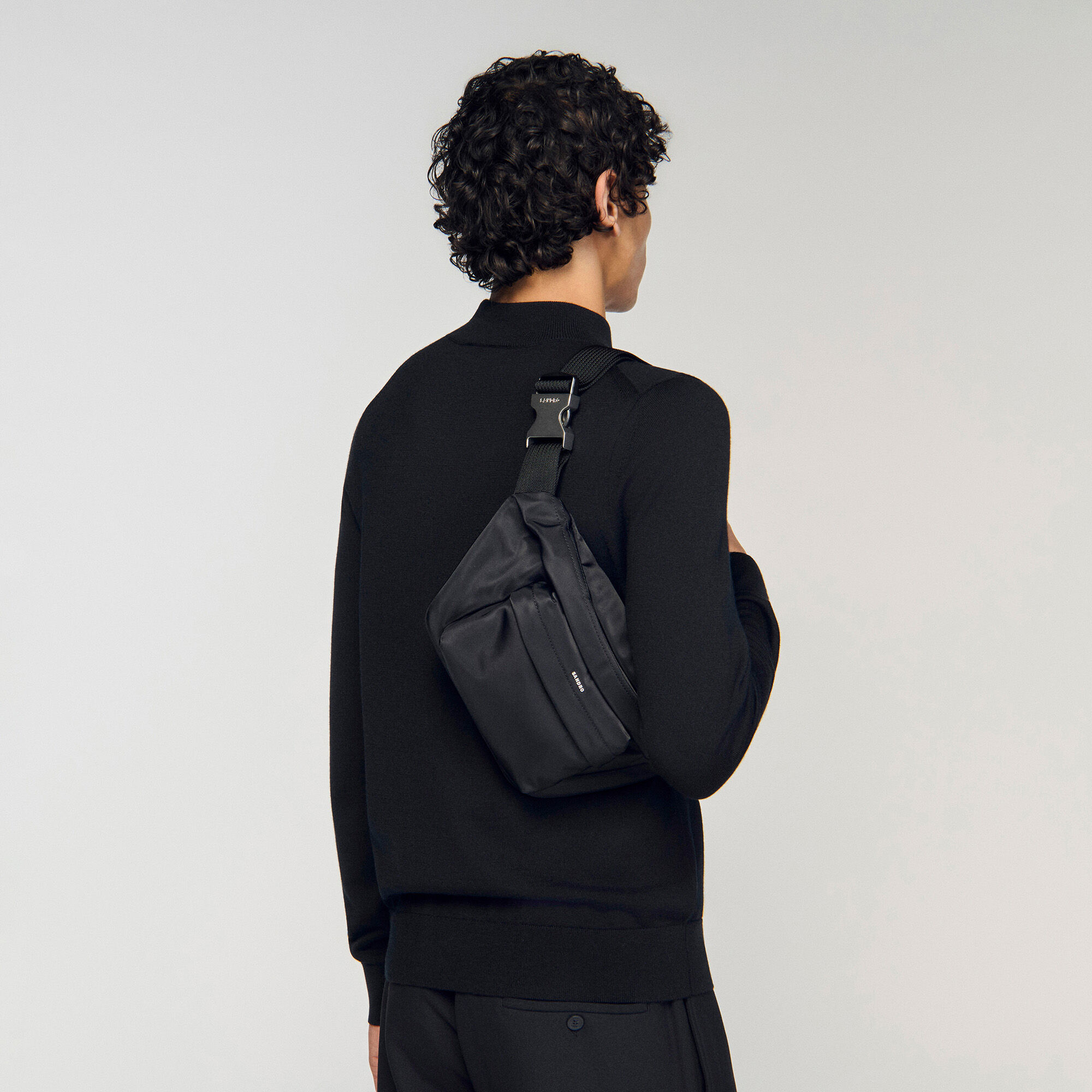 Technischer Stoff Schultertasche