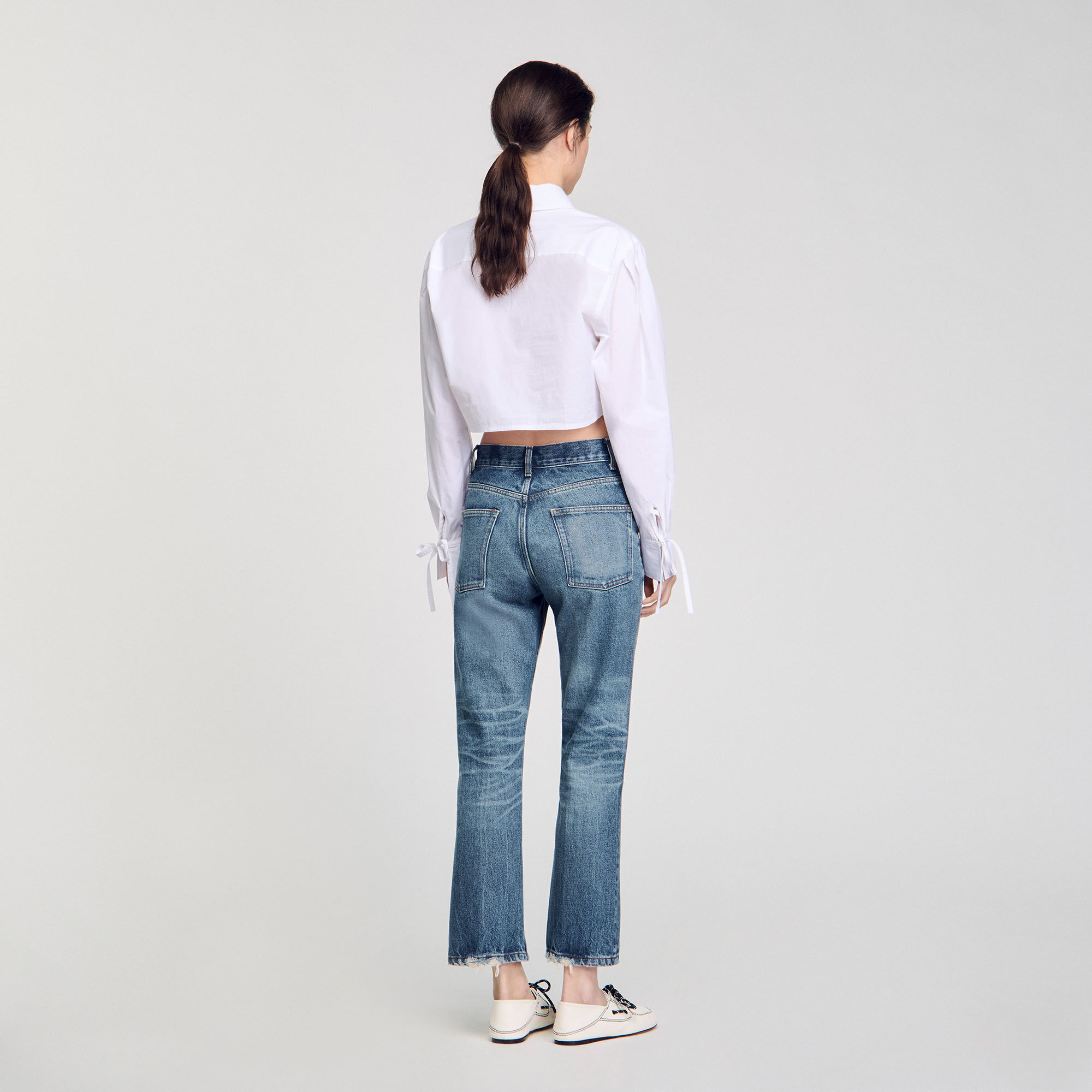 Ausgebleichte Jeans
