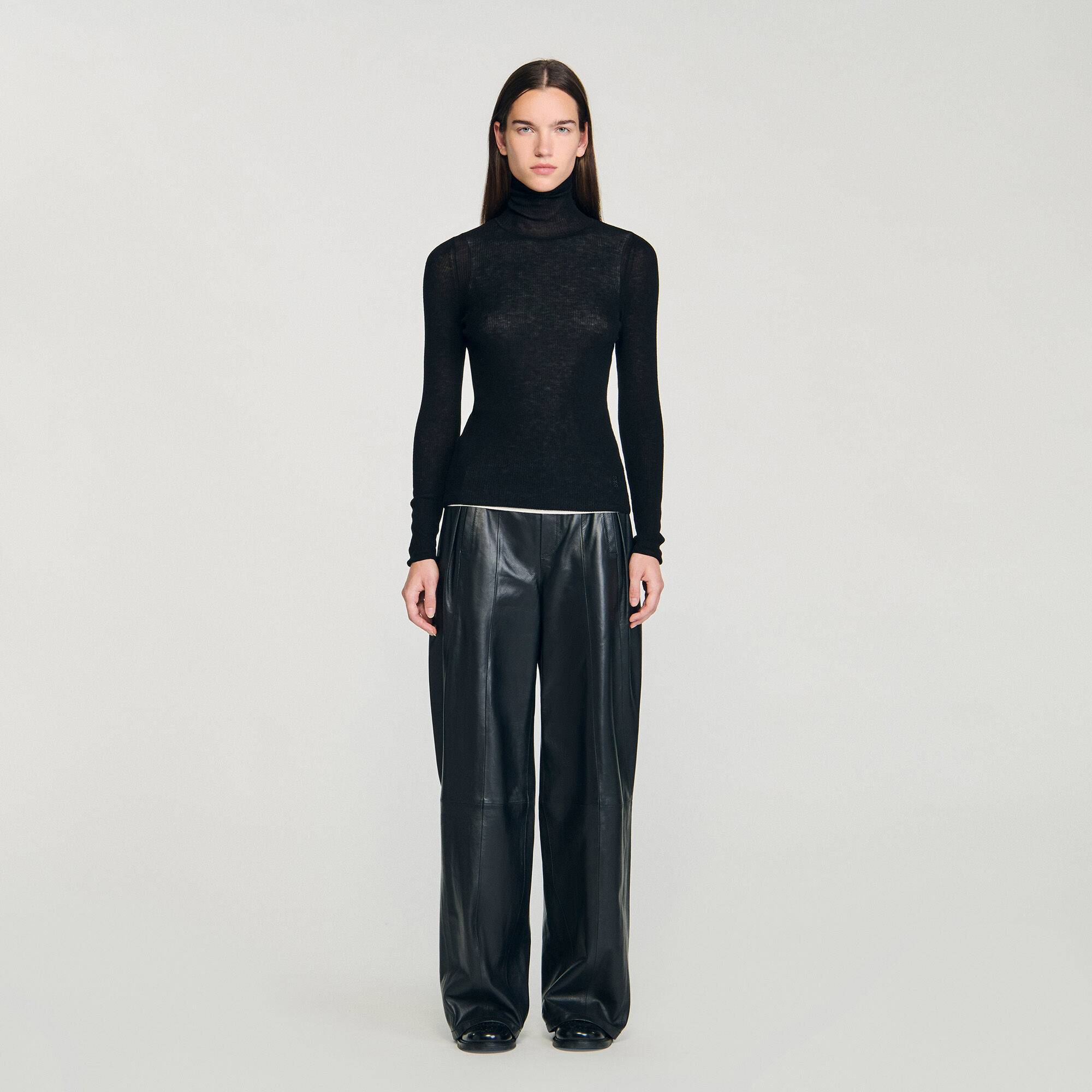 Schichtweiser Rollkragenpullover