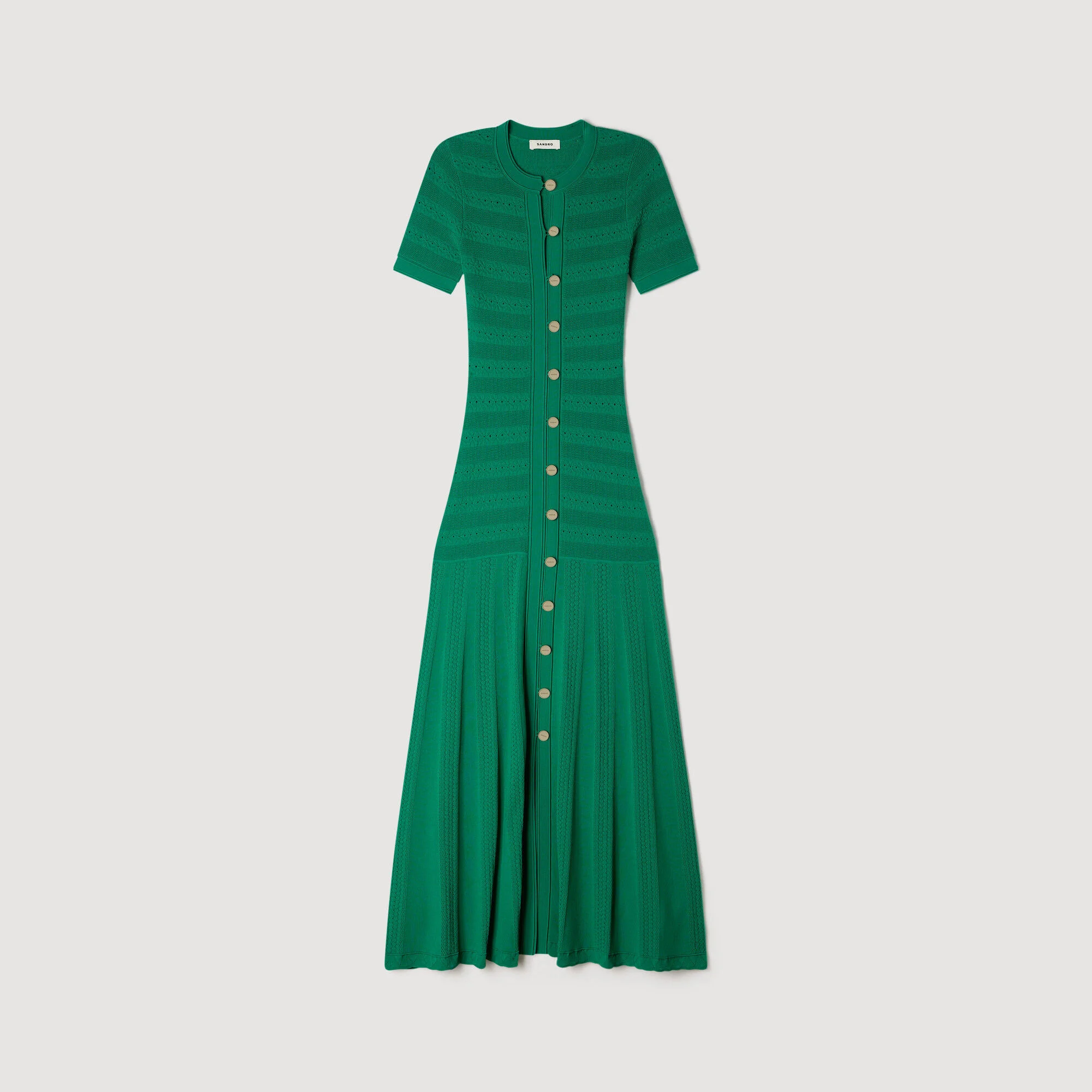Strick-Maxikleid