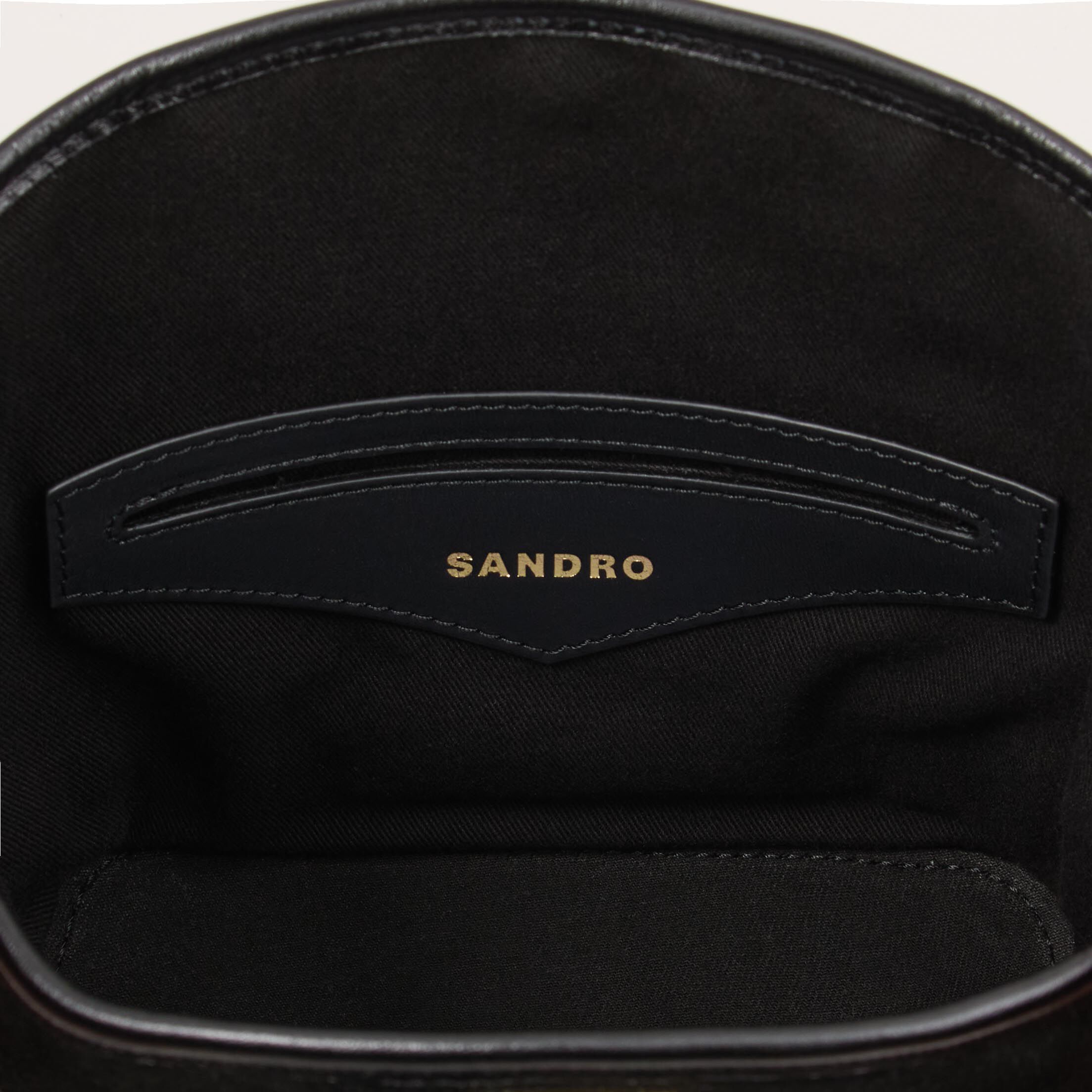 TANGOSO Mini-Ledertasche aus Wildleder und Leder