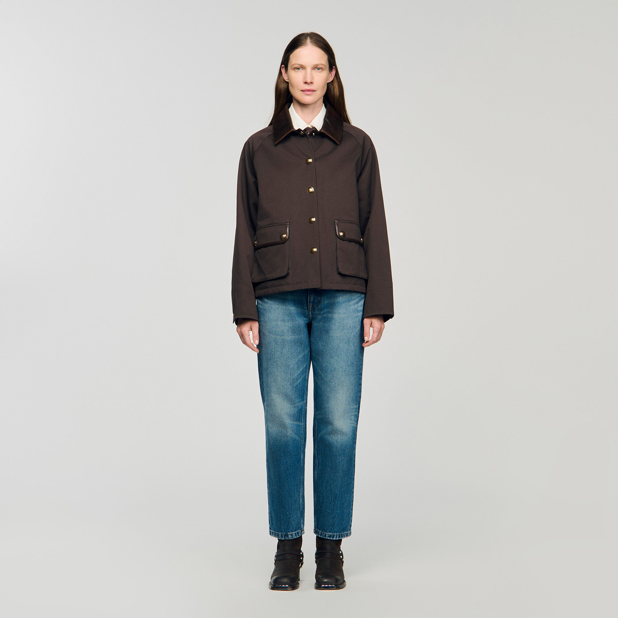 Gabardine Mantel