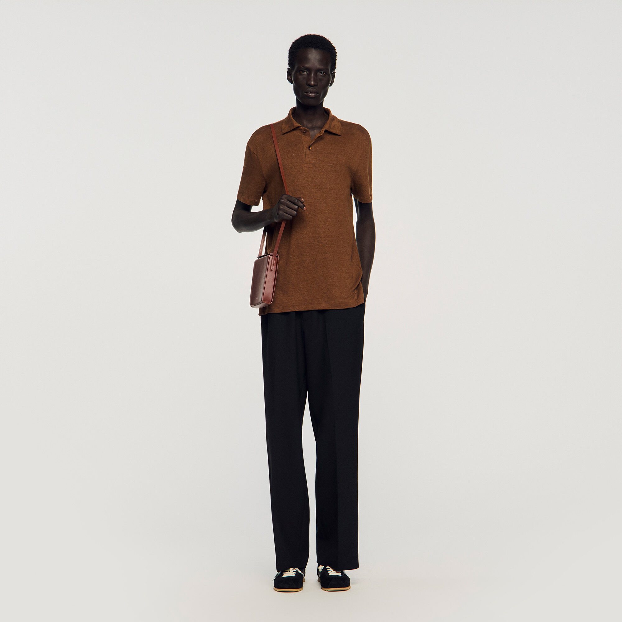Linen-Poloshirt