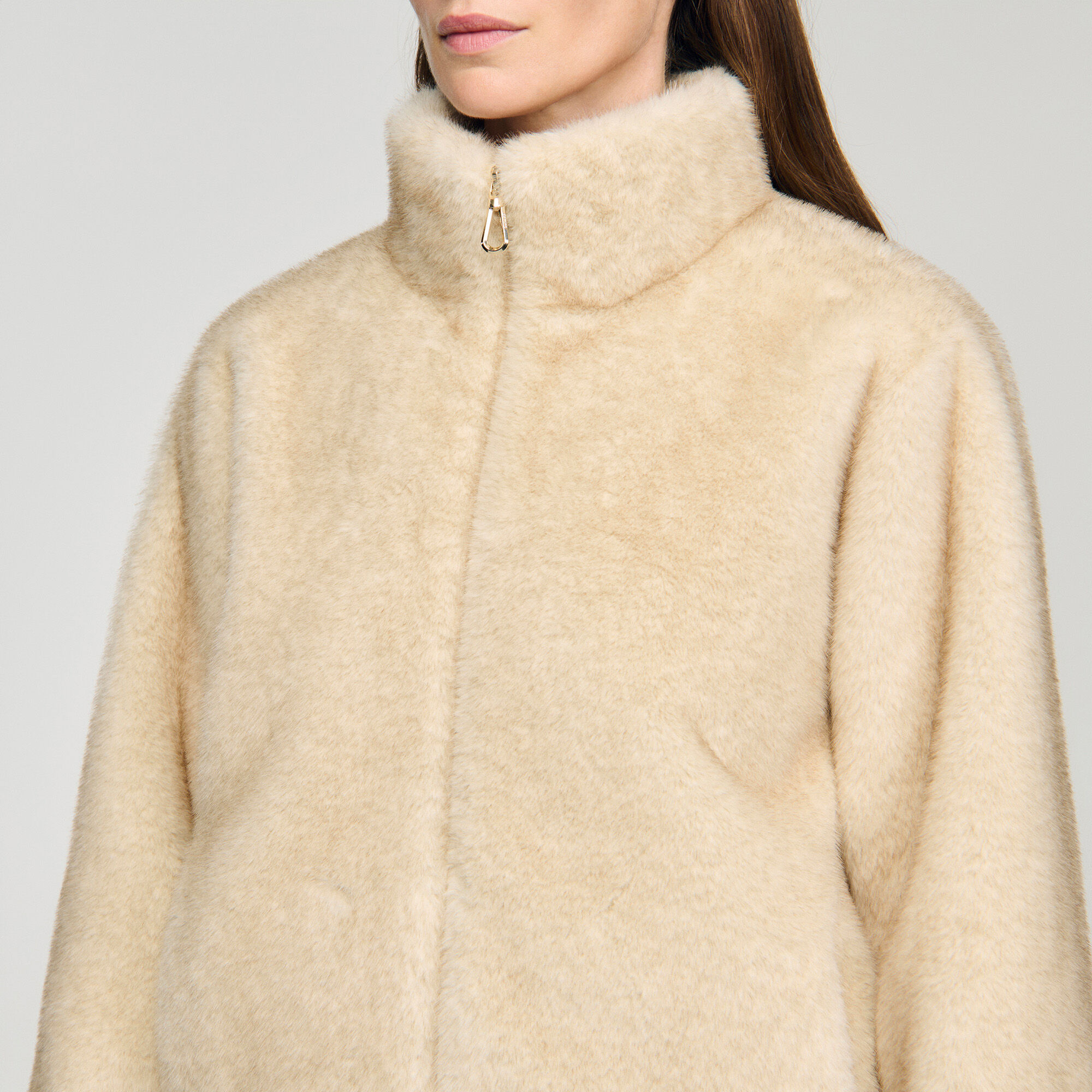 Fauxpelzjacke