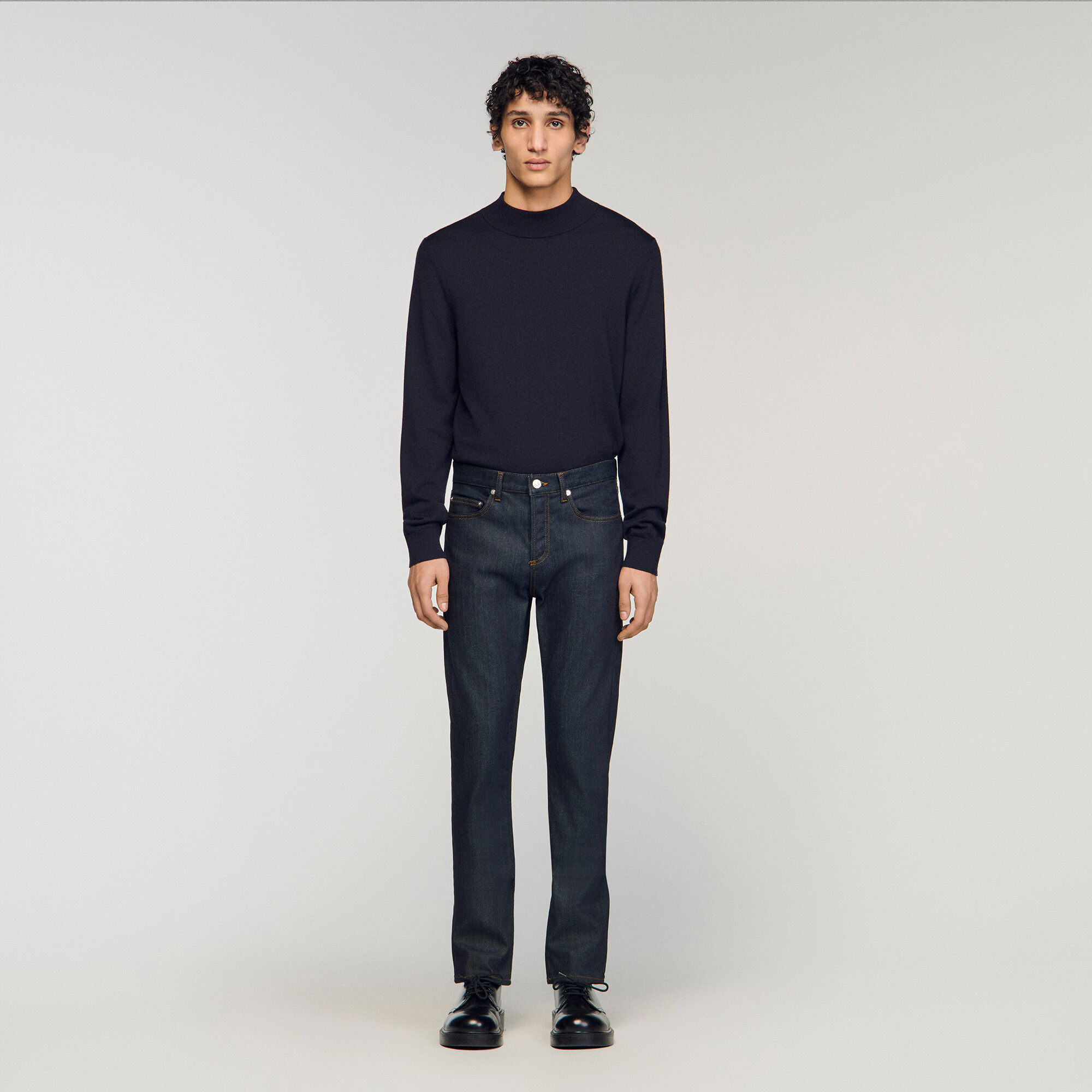 Rohes Slim-Fit-Jeans