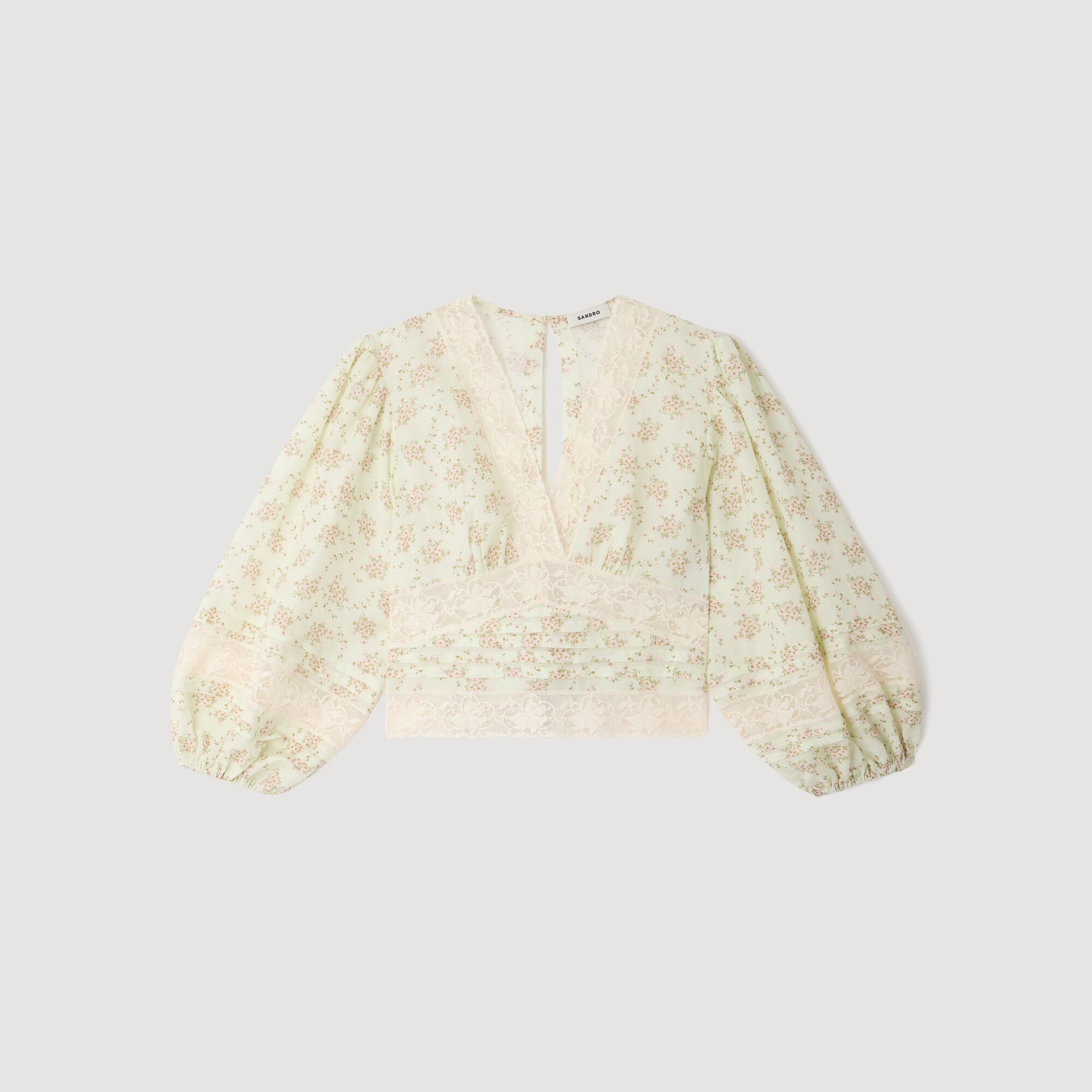 Blumiger Crop-Top