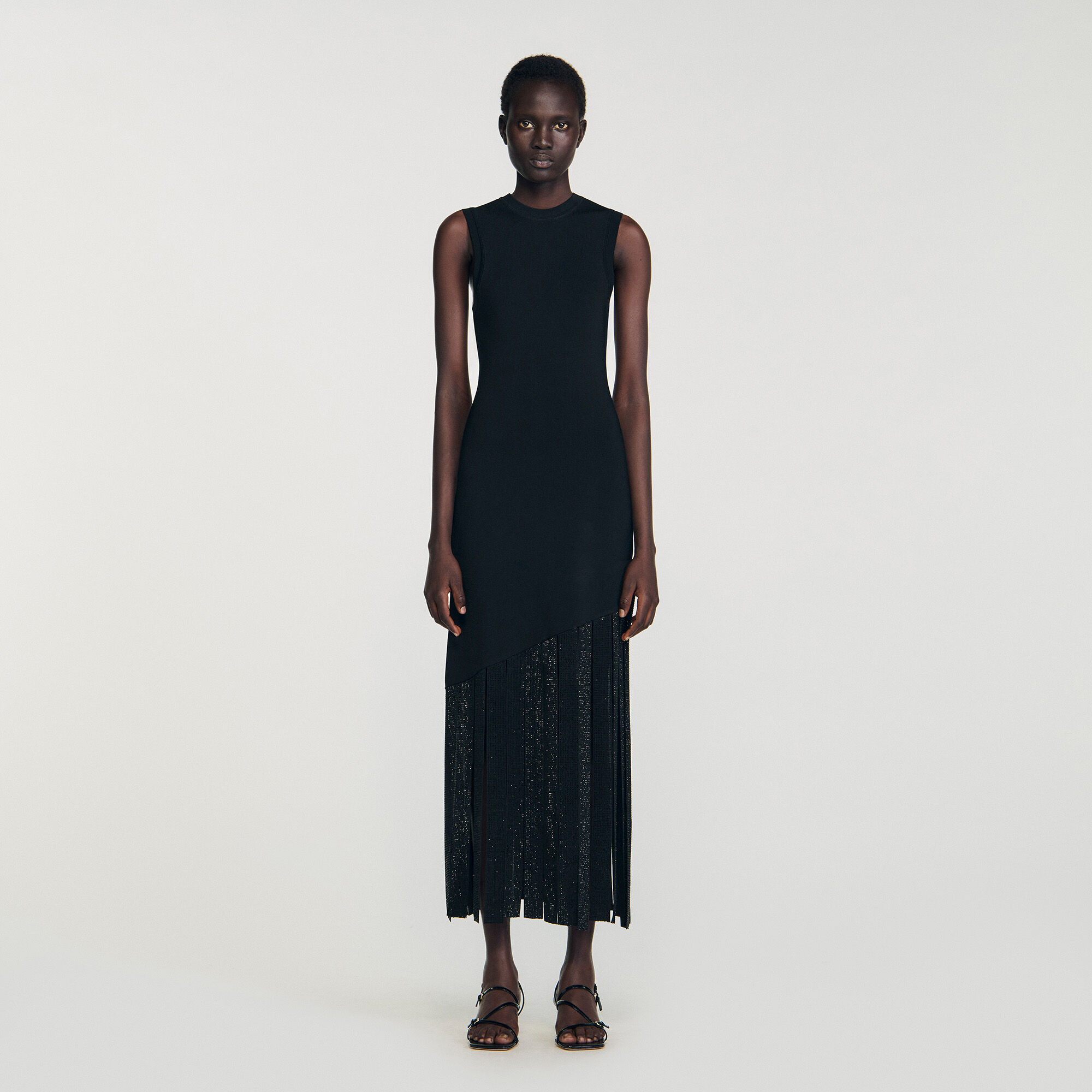 Geflochtener Maxikleid