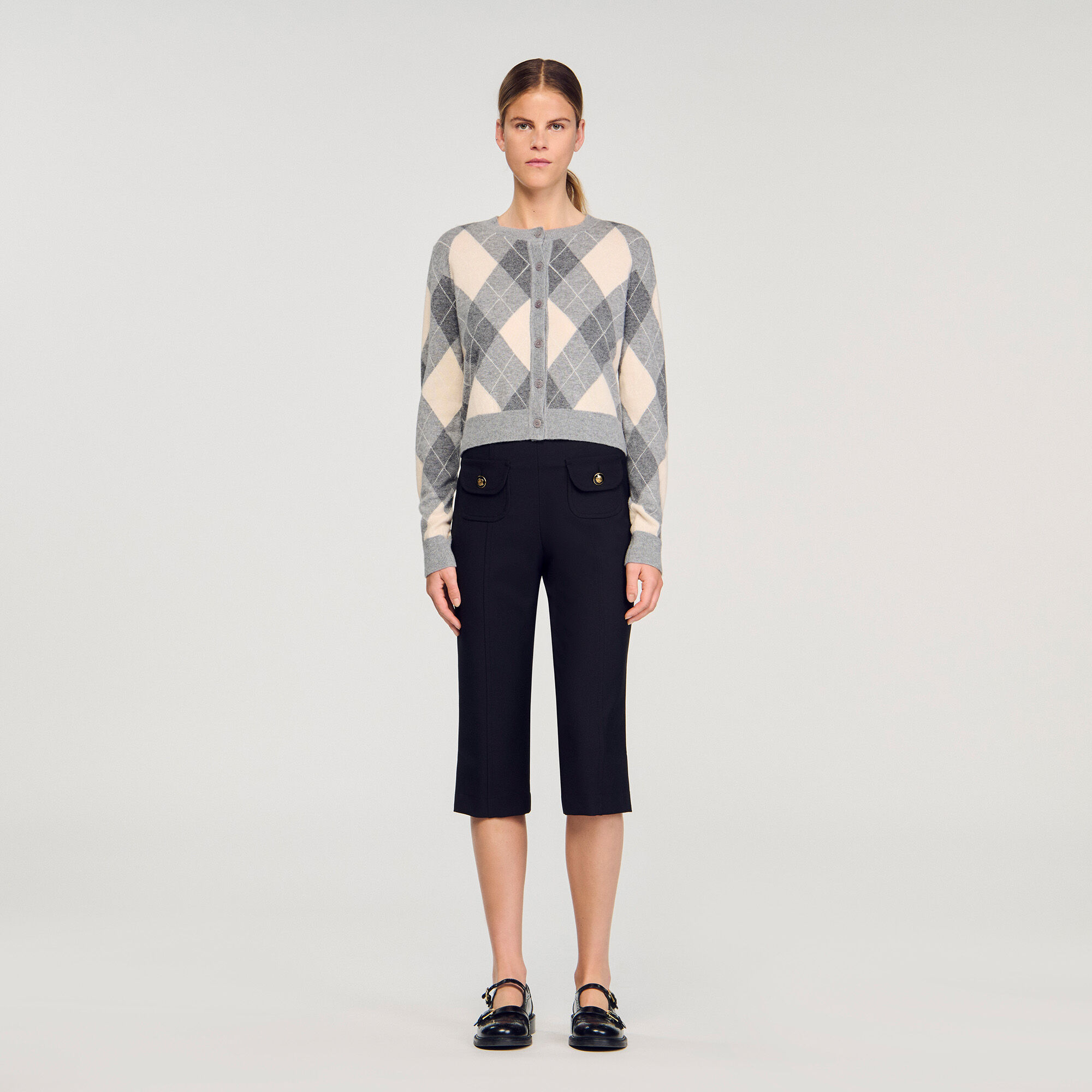 Argyle-Muster-Pullover