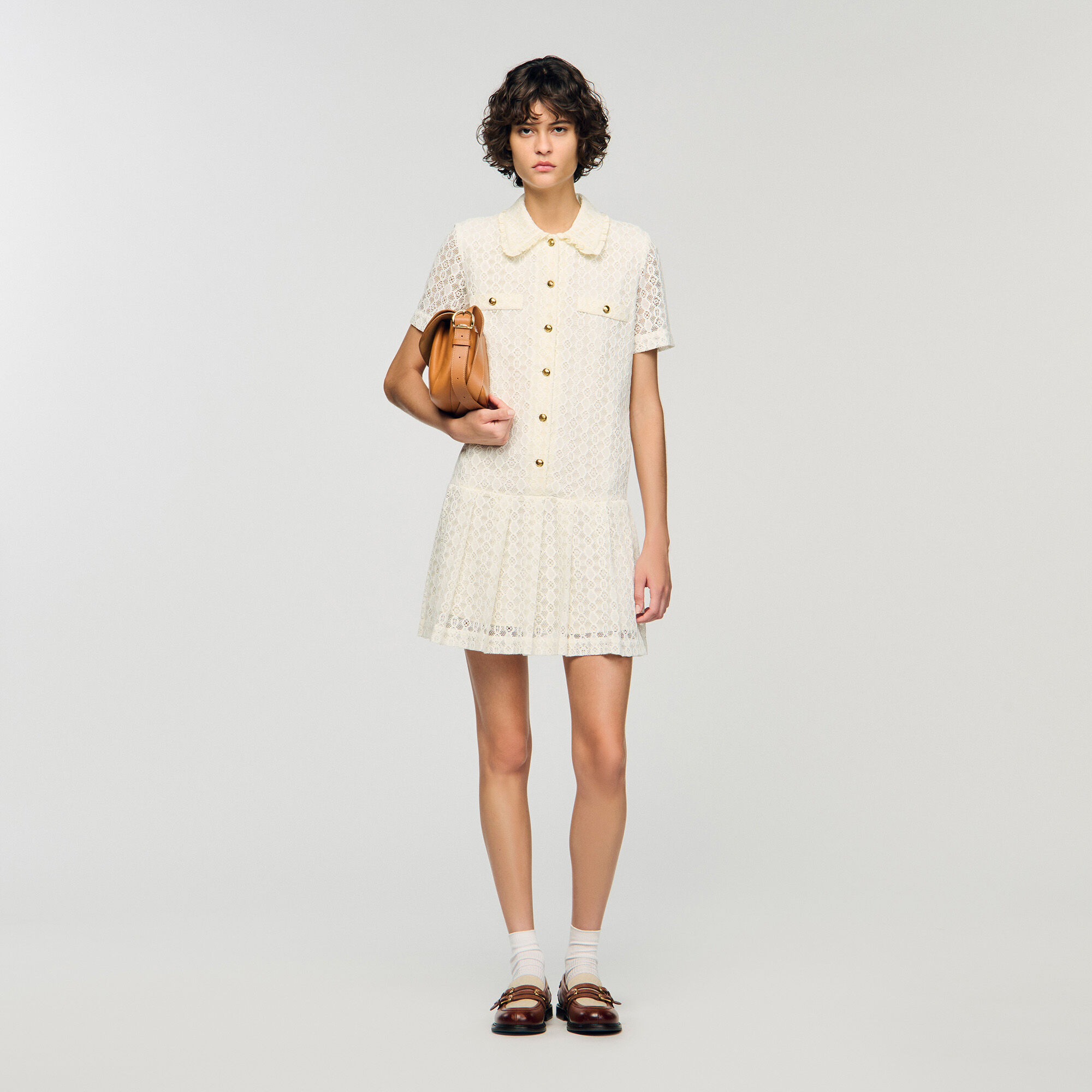 Minikleid aus Spitze