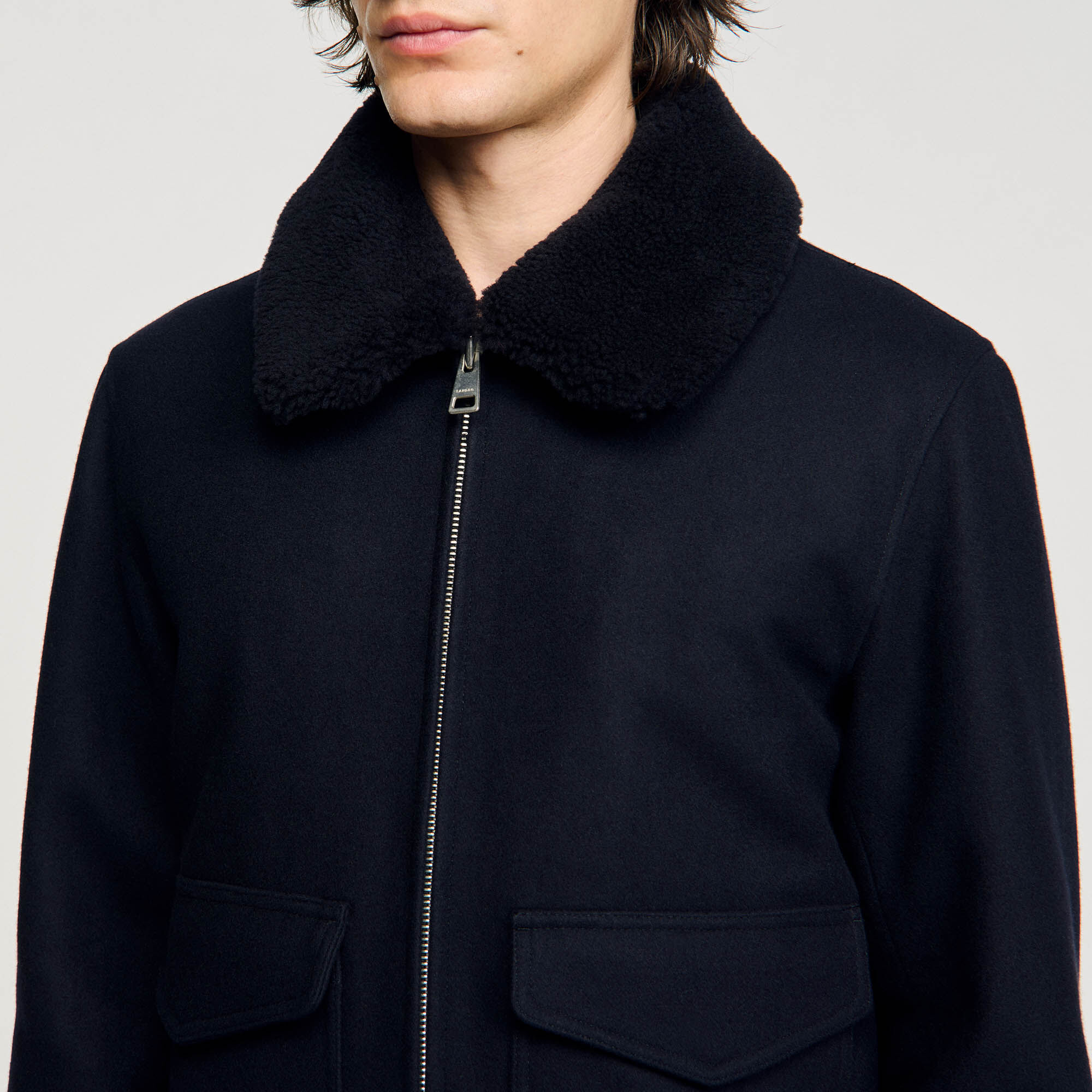 Woll-Fliegerjacke