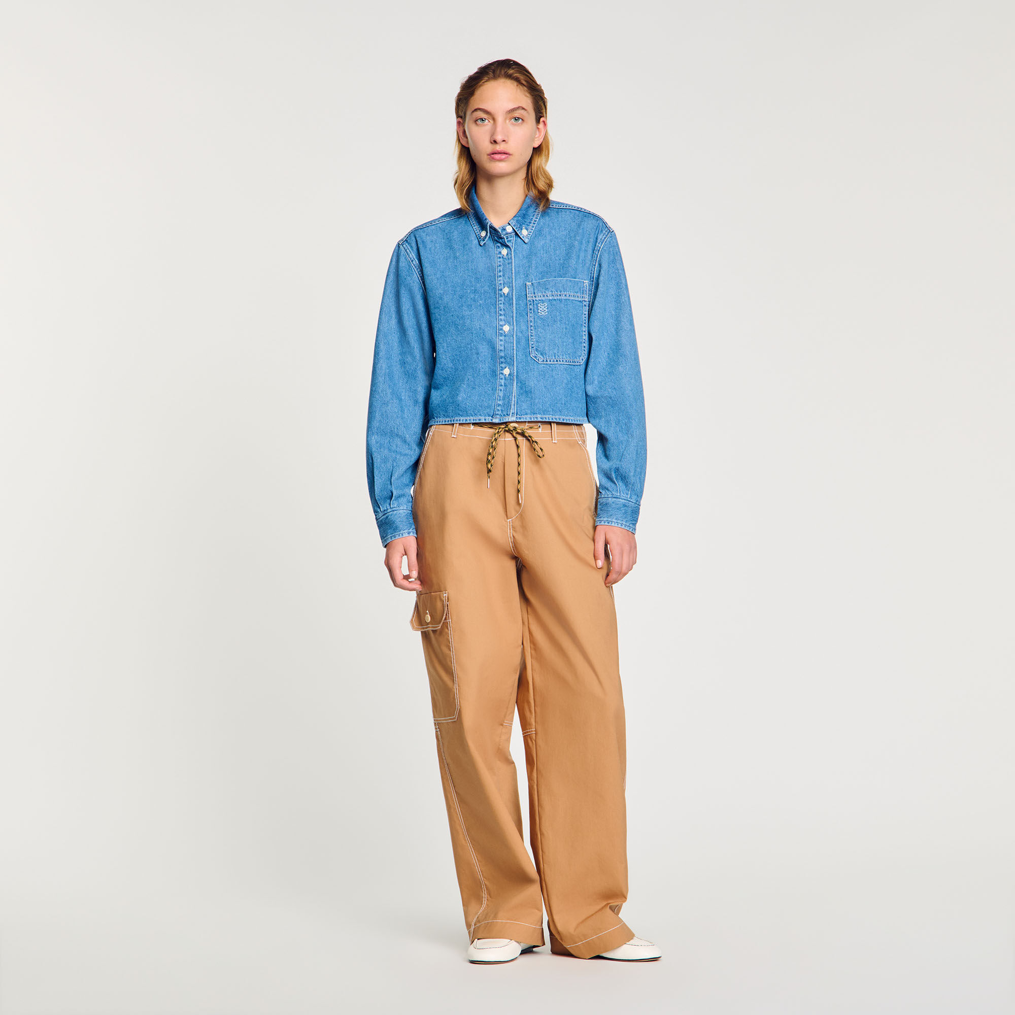 Denim-Shortshirt