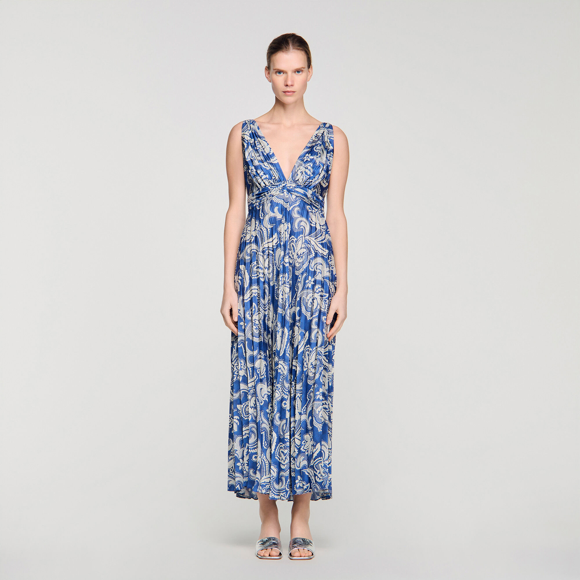 Maxikleid mit Blumenmuster