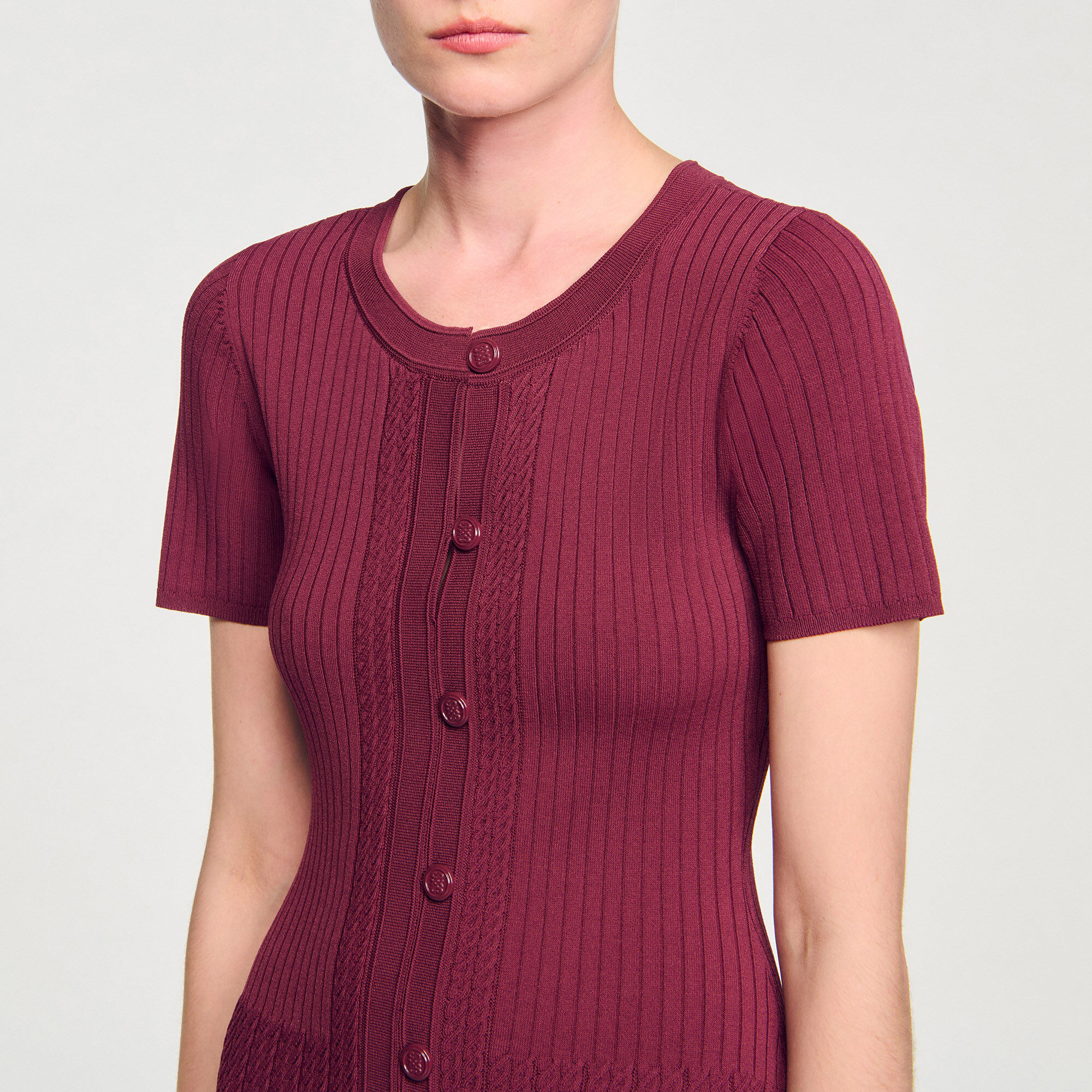Strick-Maxikleid