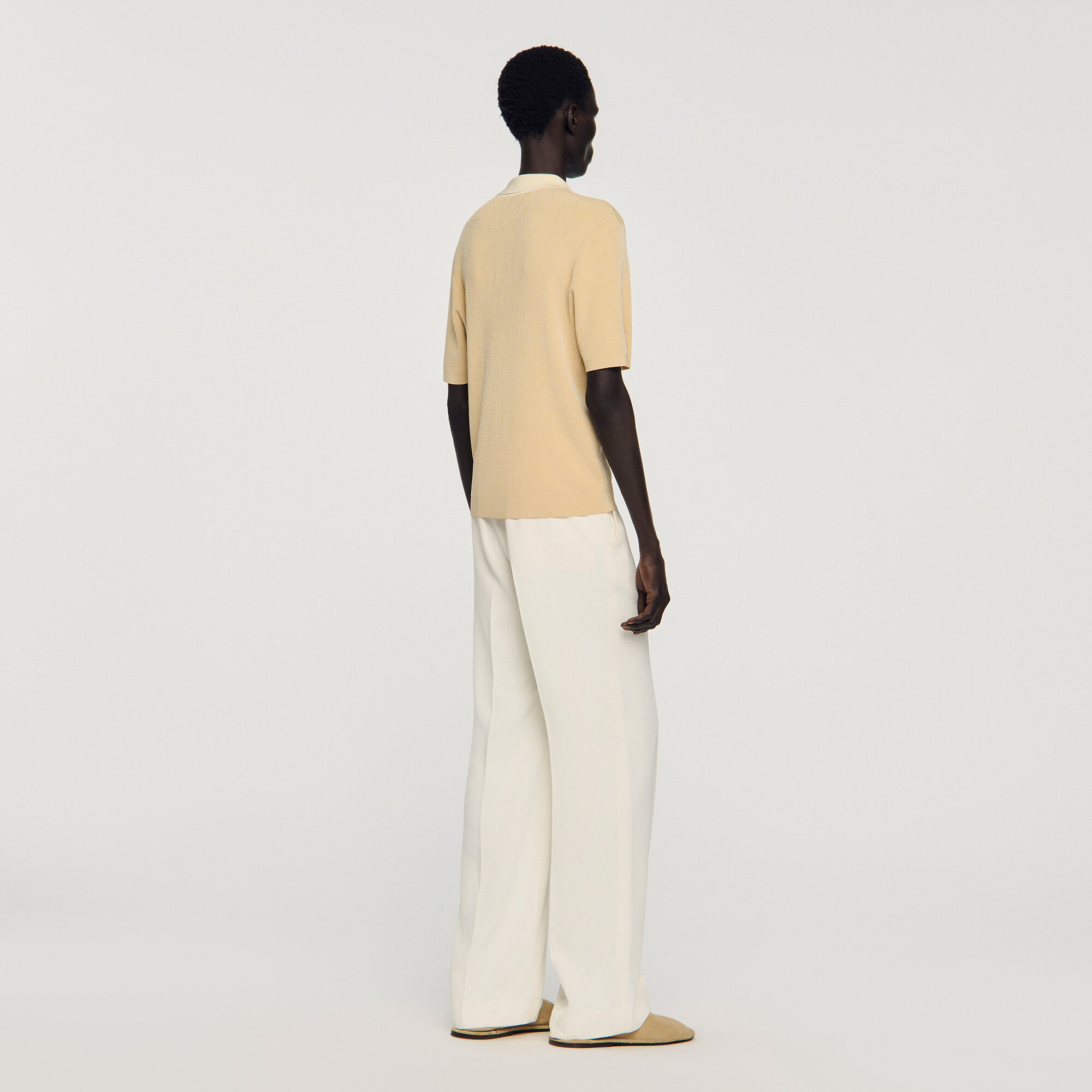 Polo-Shirt in zwei Tönen