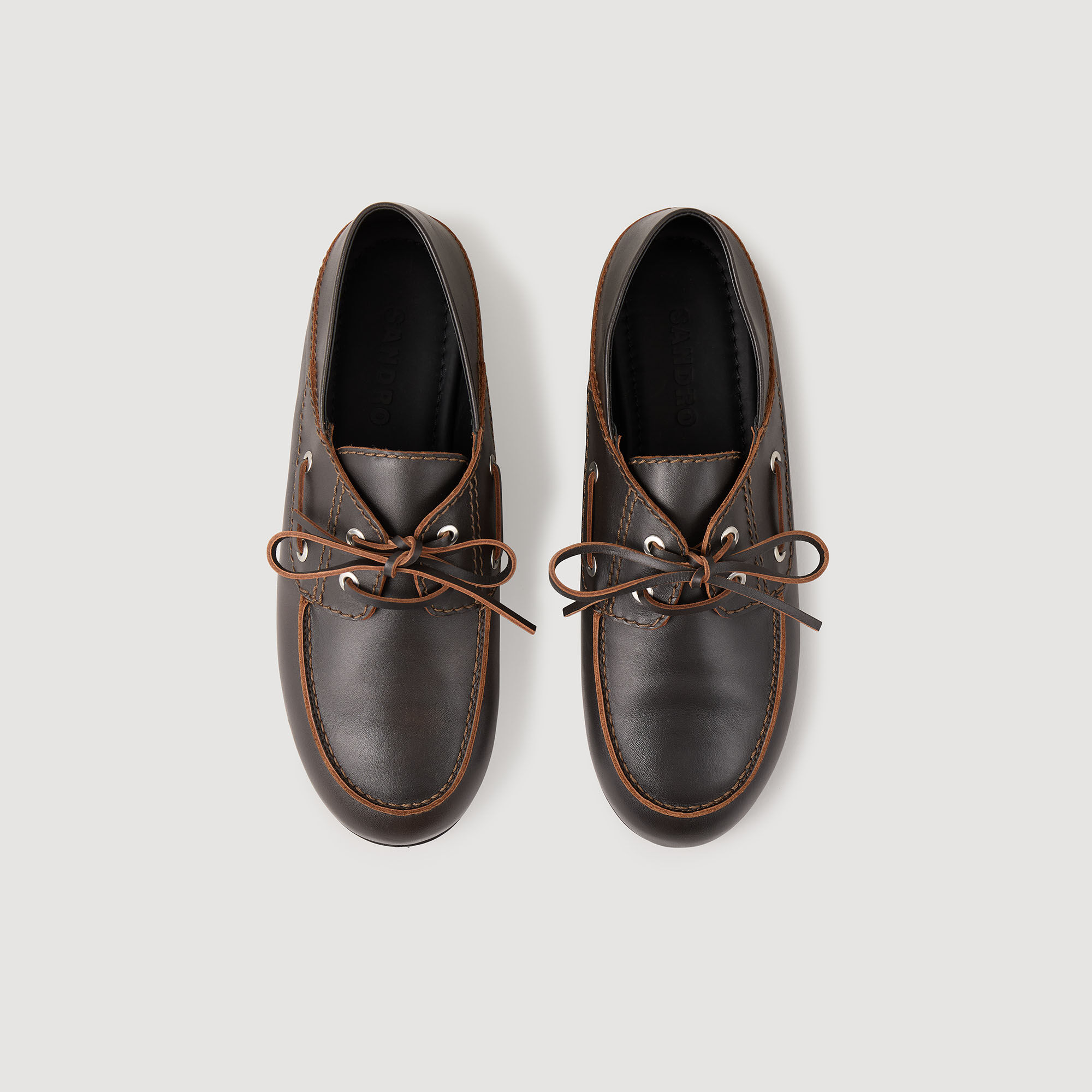 Leder-Bootschuh-Laufschuhe