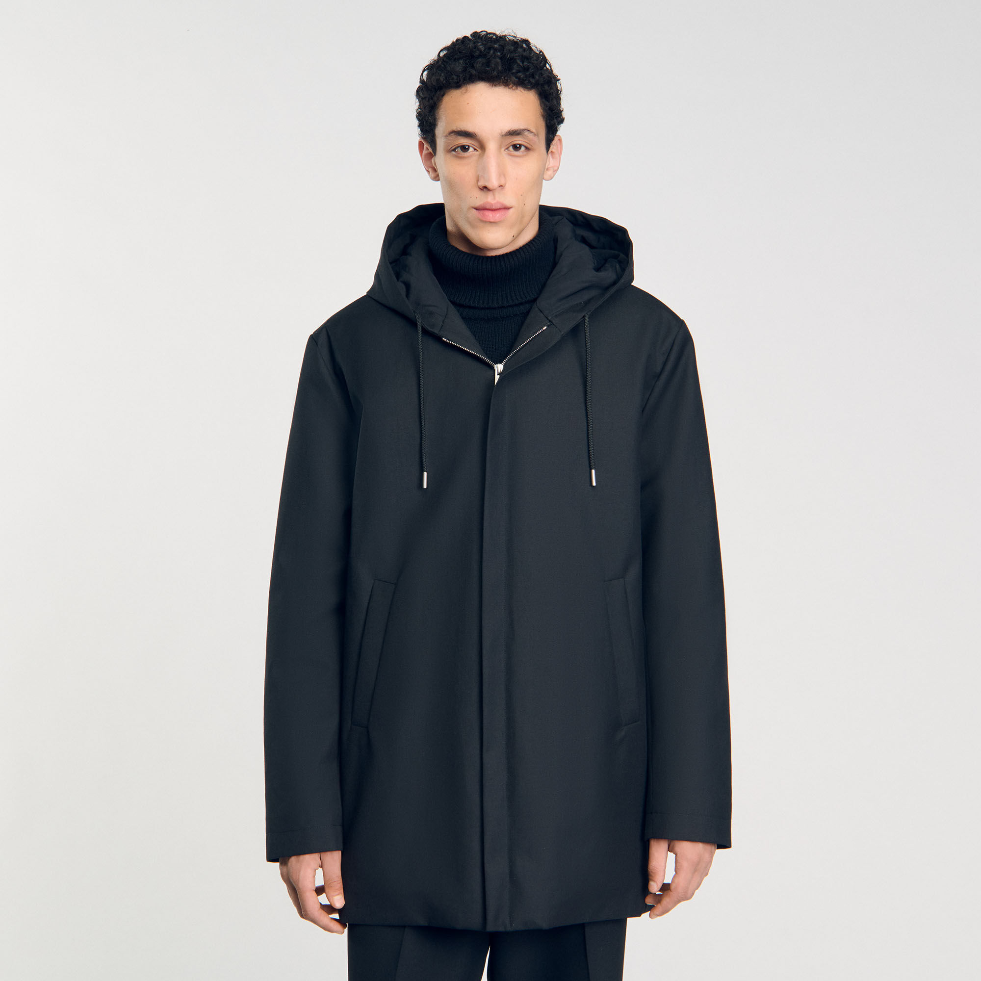Kapuzen-Parka mit Reißverschluss