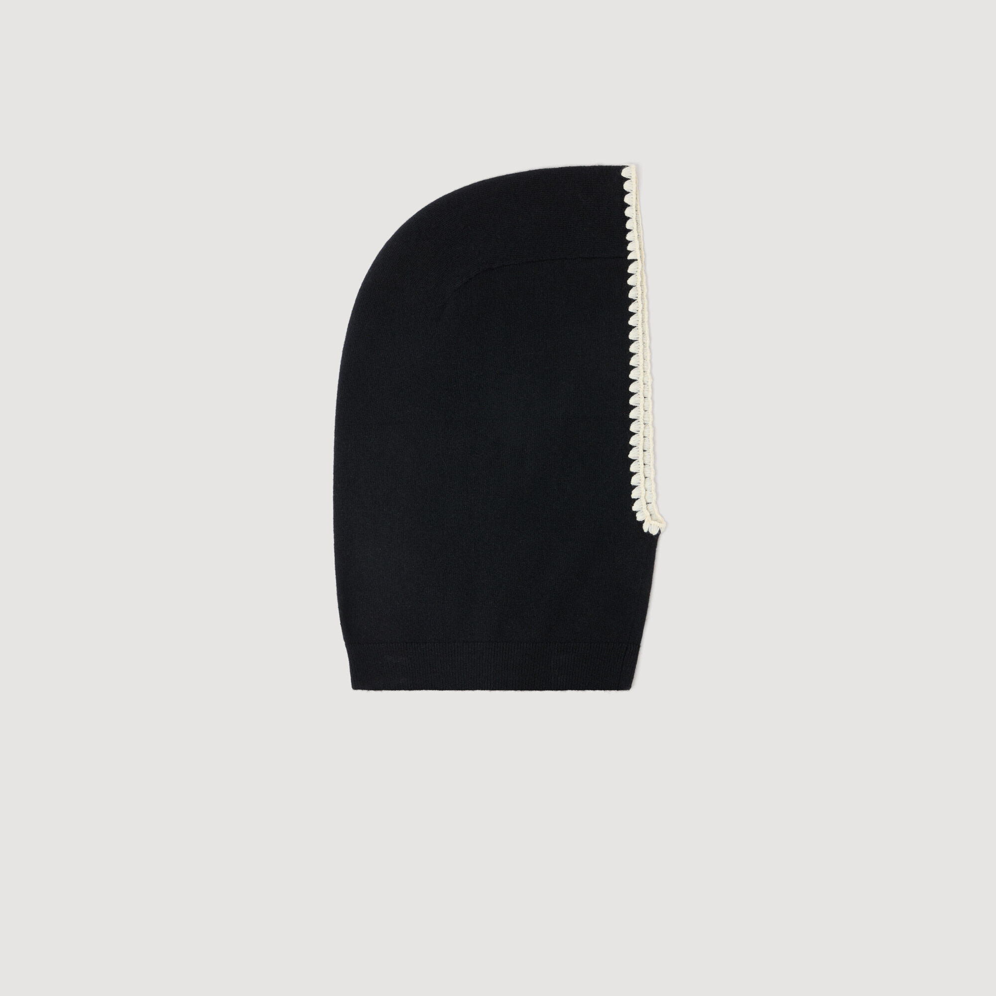 Strickbalaclava mit Rippenmuster