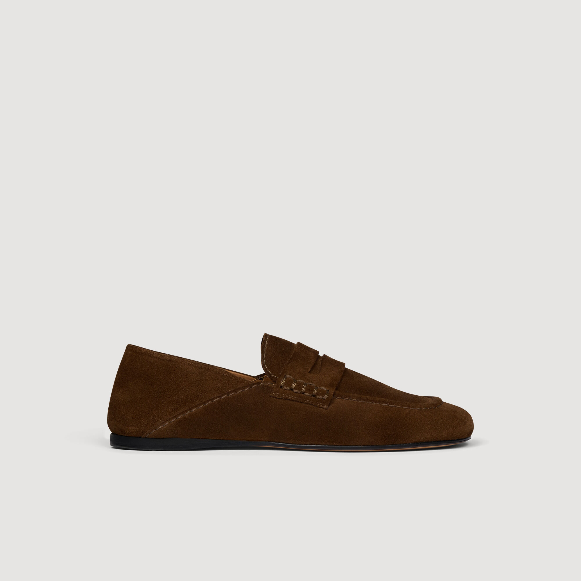 Schnürschuhe aus Wildleder