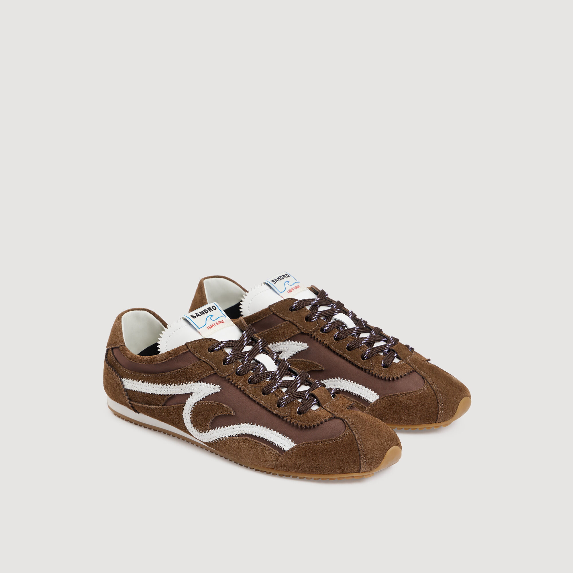 Light Wave Leder-Textil-Sneaker