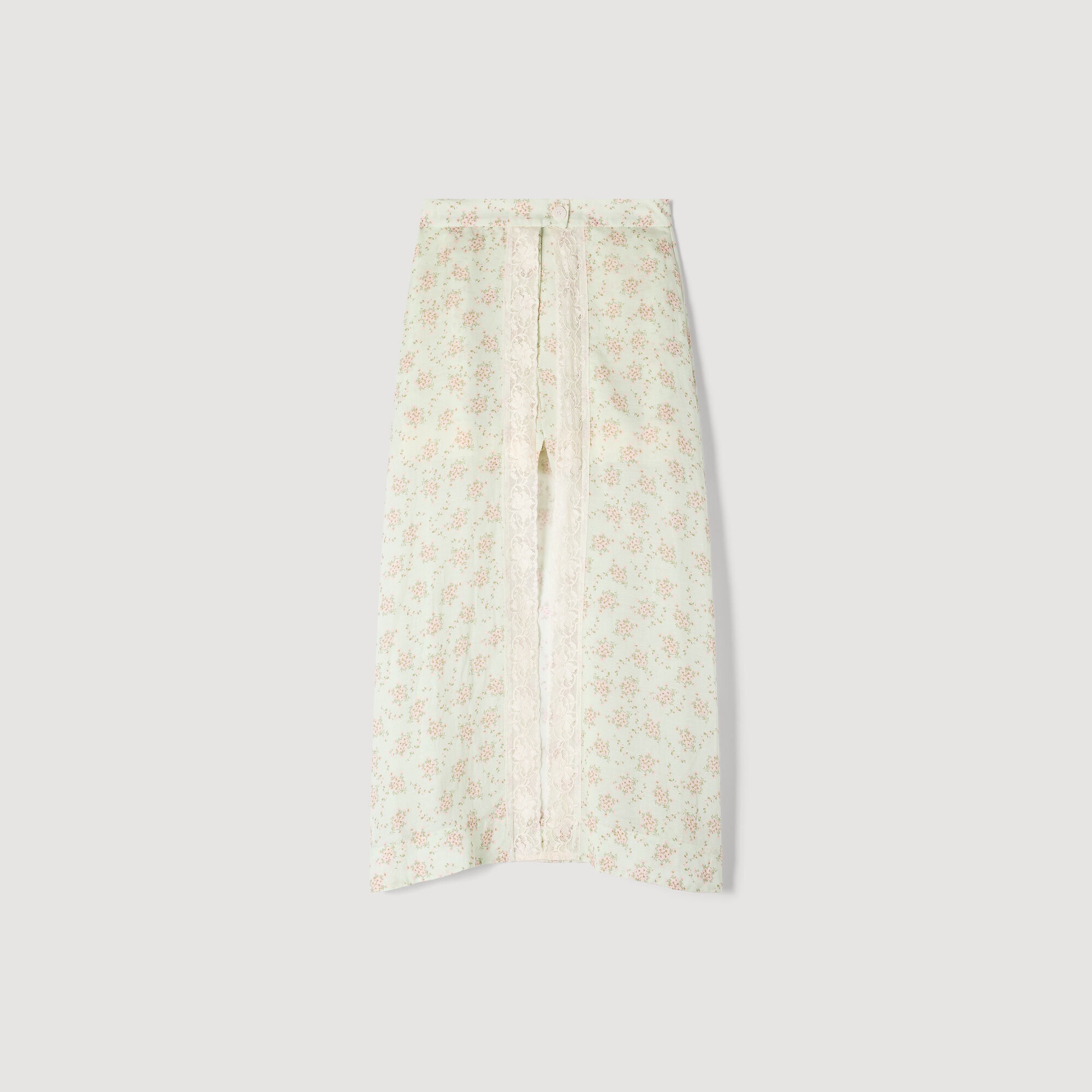 Maxi-Skort mit Blumenmuster