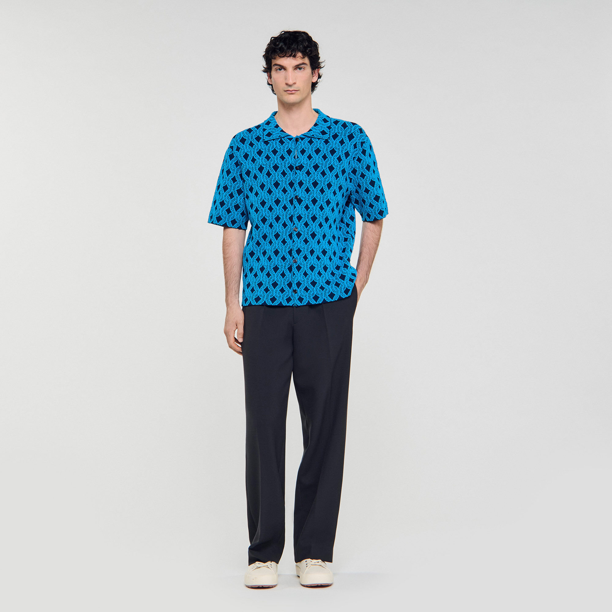 Seil-Jacquard-Hemd