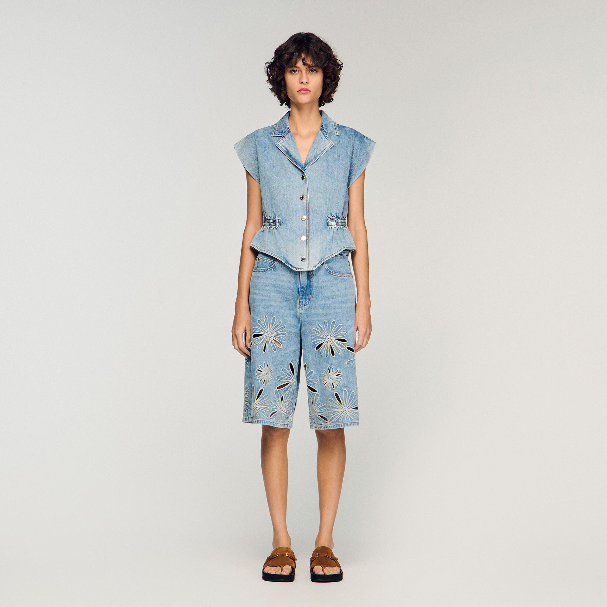 Denim-Oberhemd