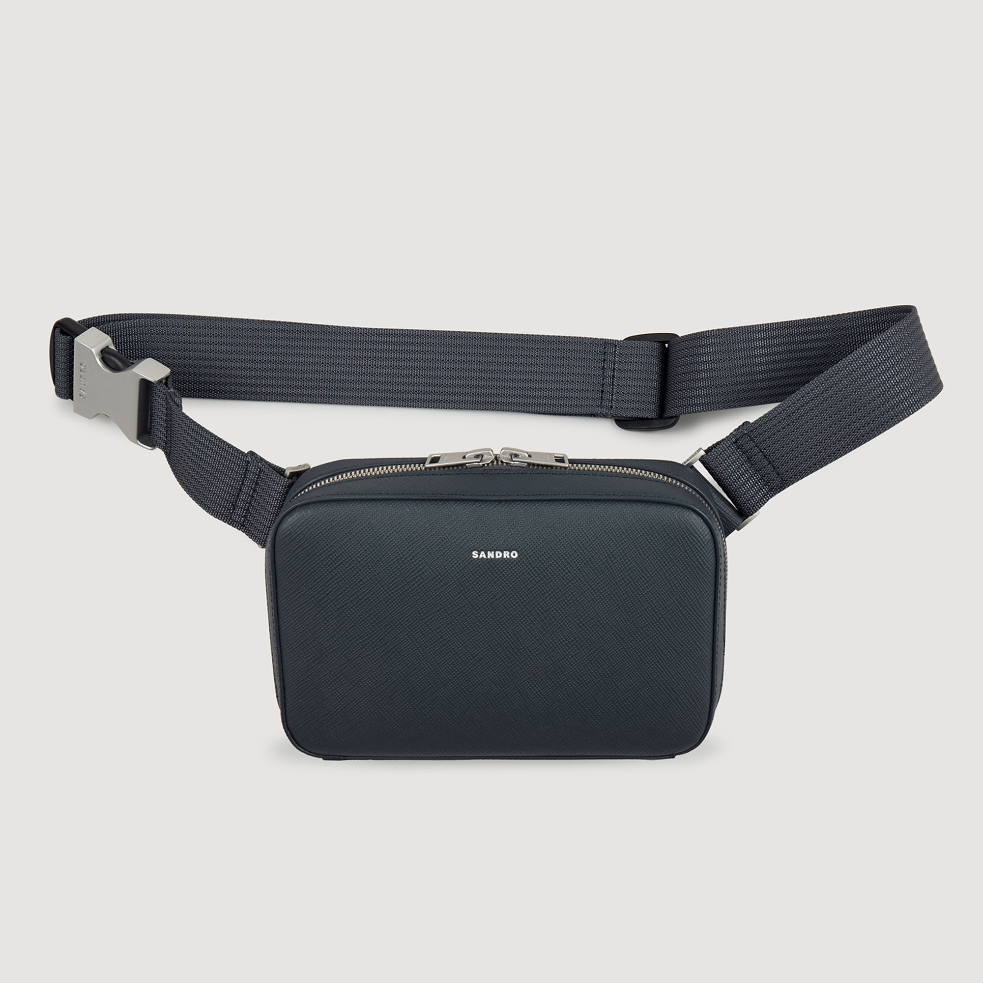 Kleine rekonstituierte Lederhandtasche
