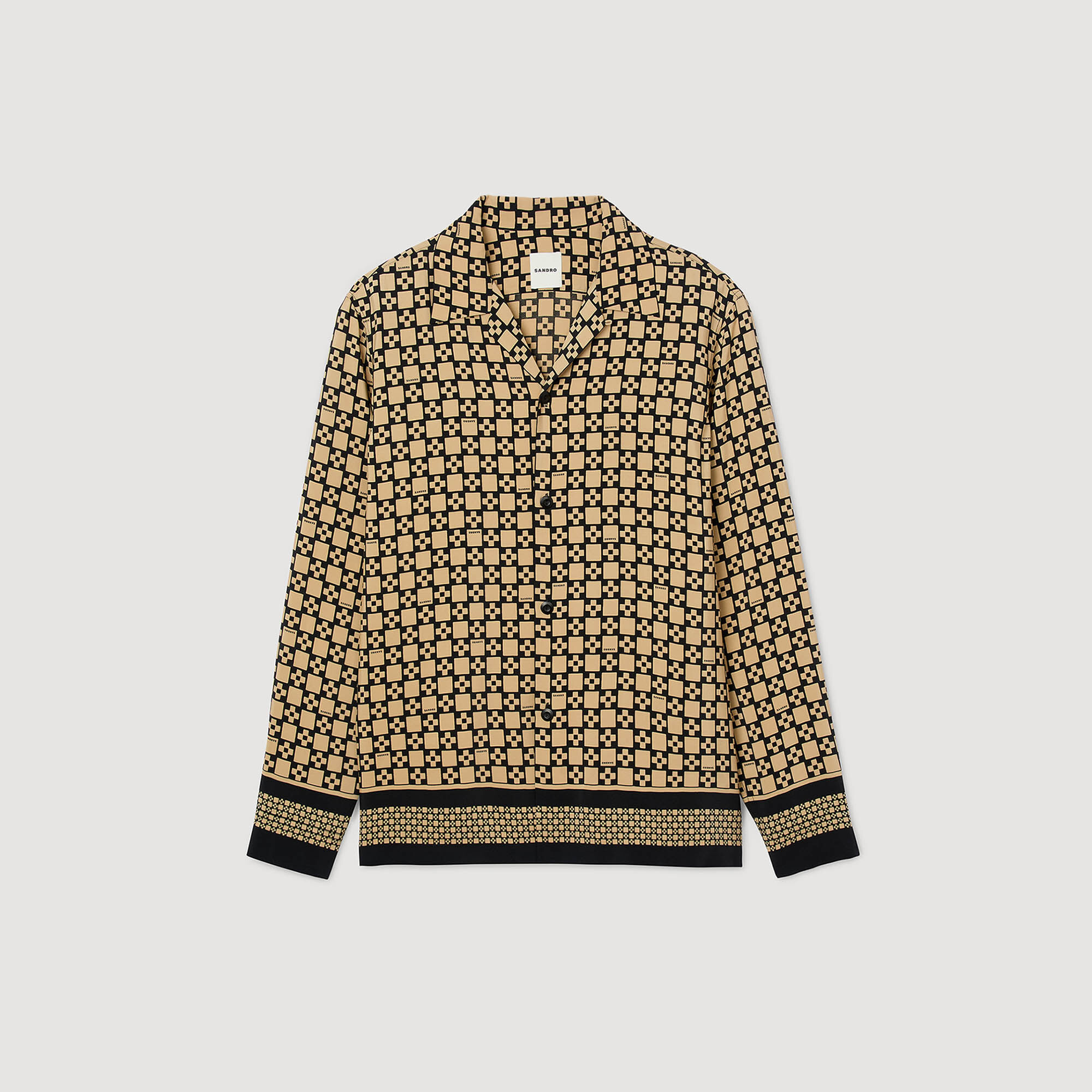 Langarmshirt mit quadratischem Ausschnitt