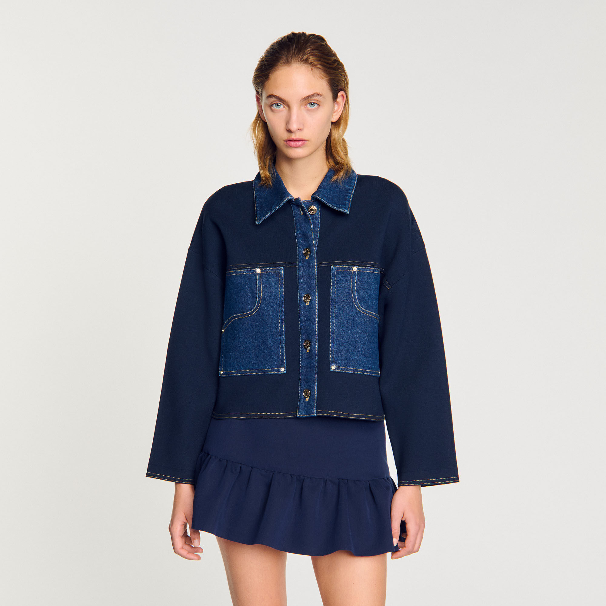 Denim-Details-Pullover