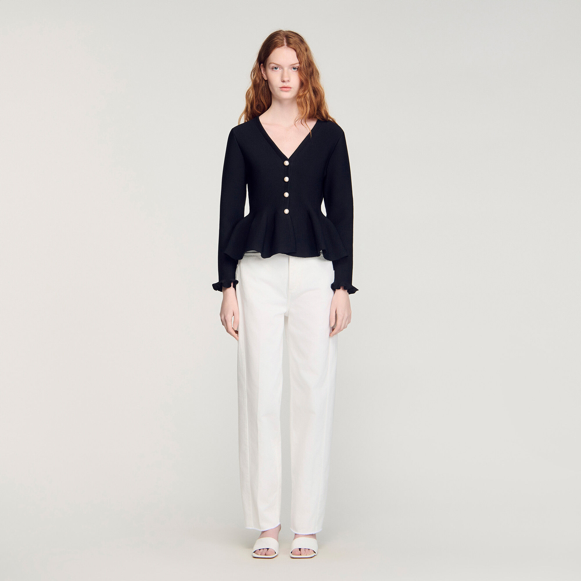 Peplum-Cardigan