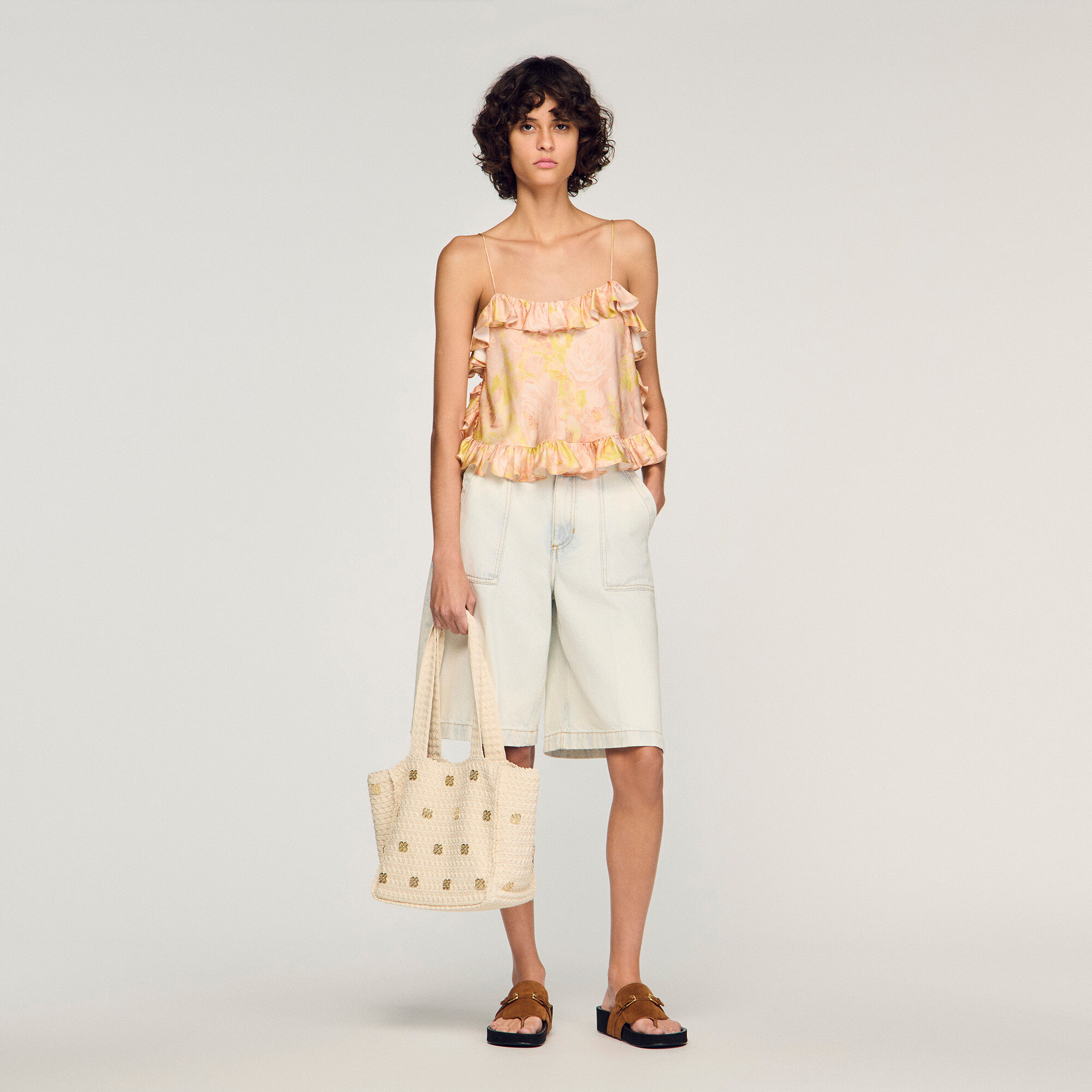 Blumenprint-Bundes-Top