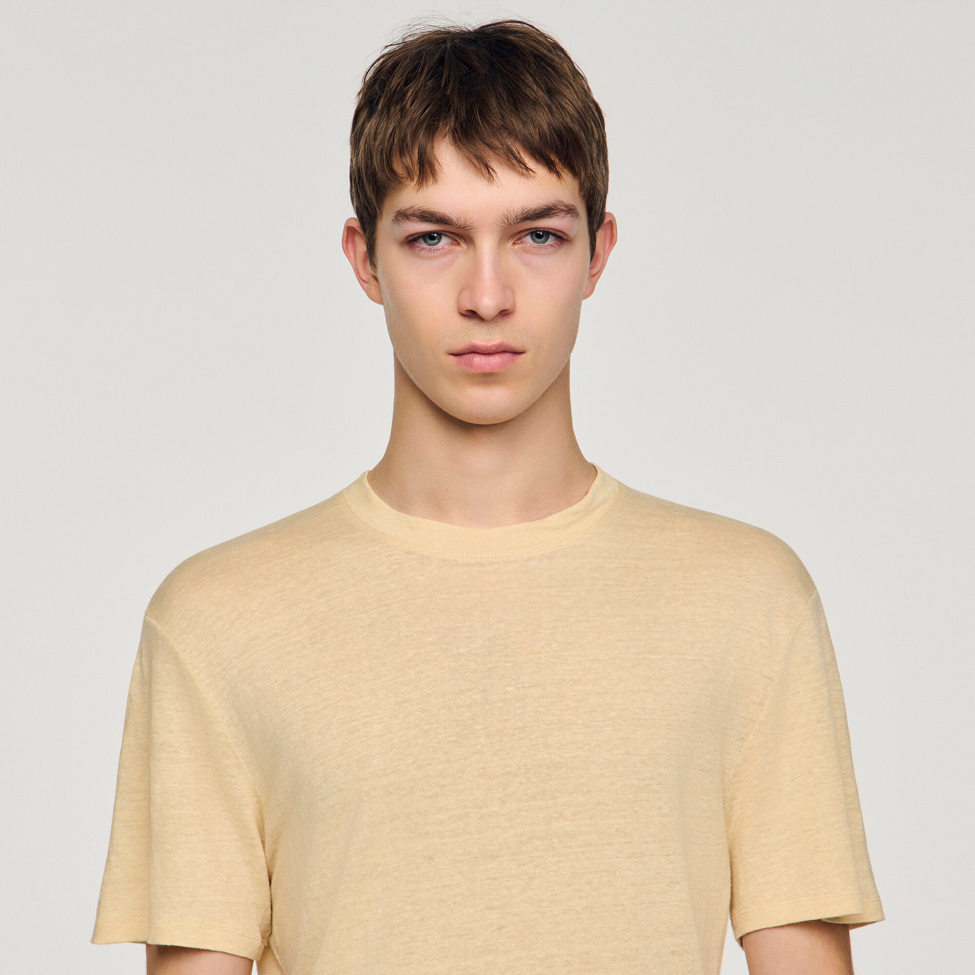 Leinen-T-Shirt