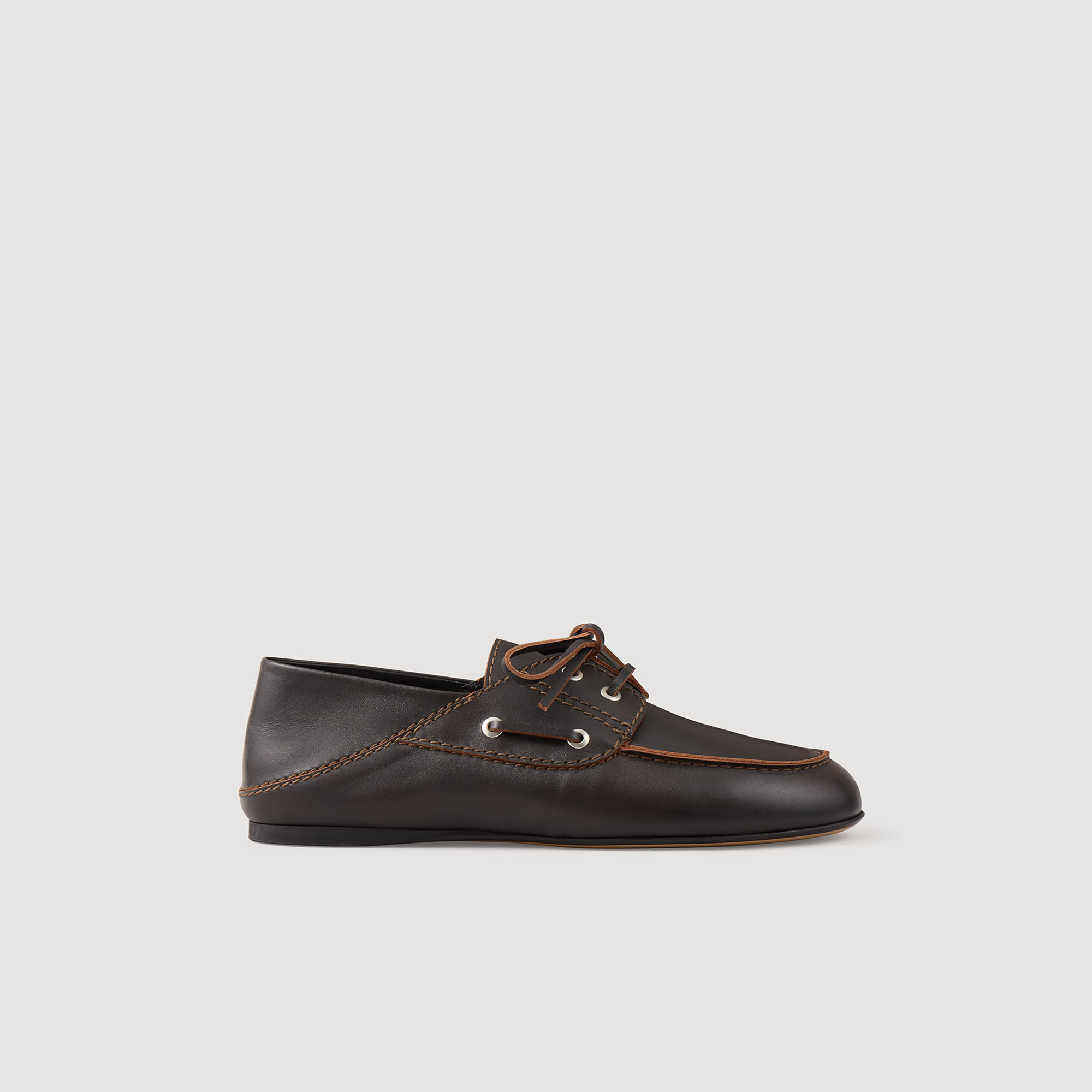 Leder-Bootschuh-Laufschuhe