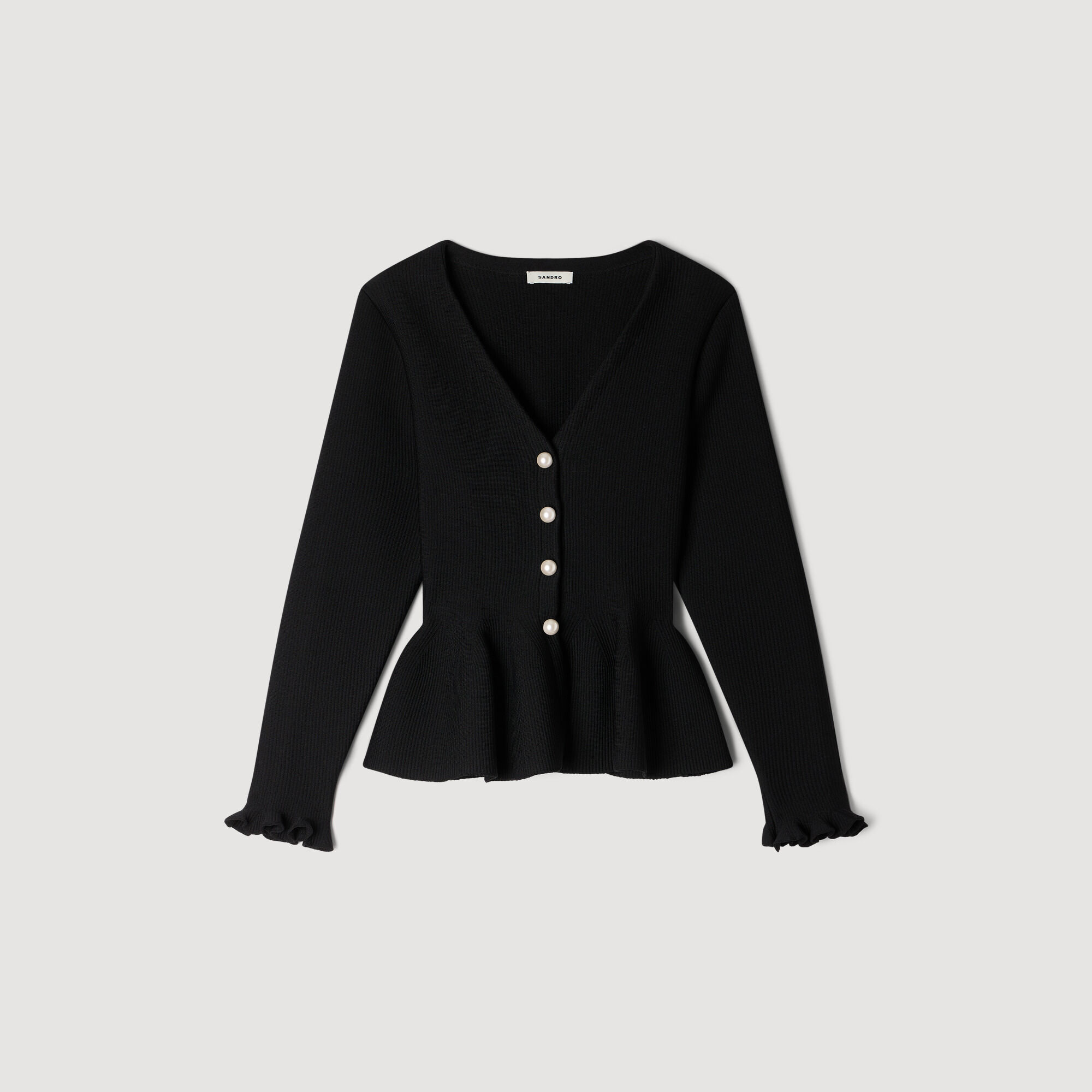Peplum-Cardigan