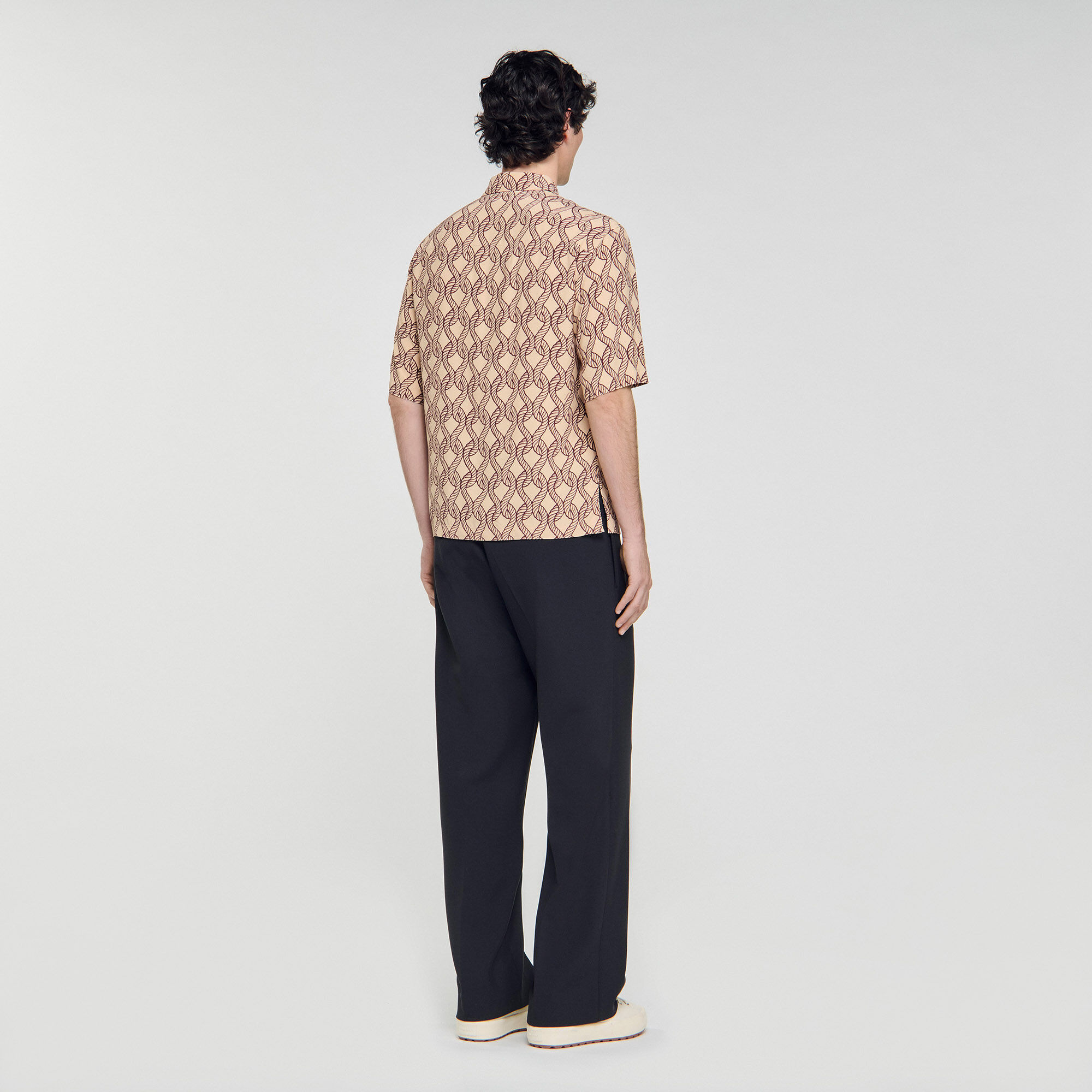 Shirt mit lockerer Passform und Seil-Print
