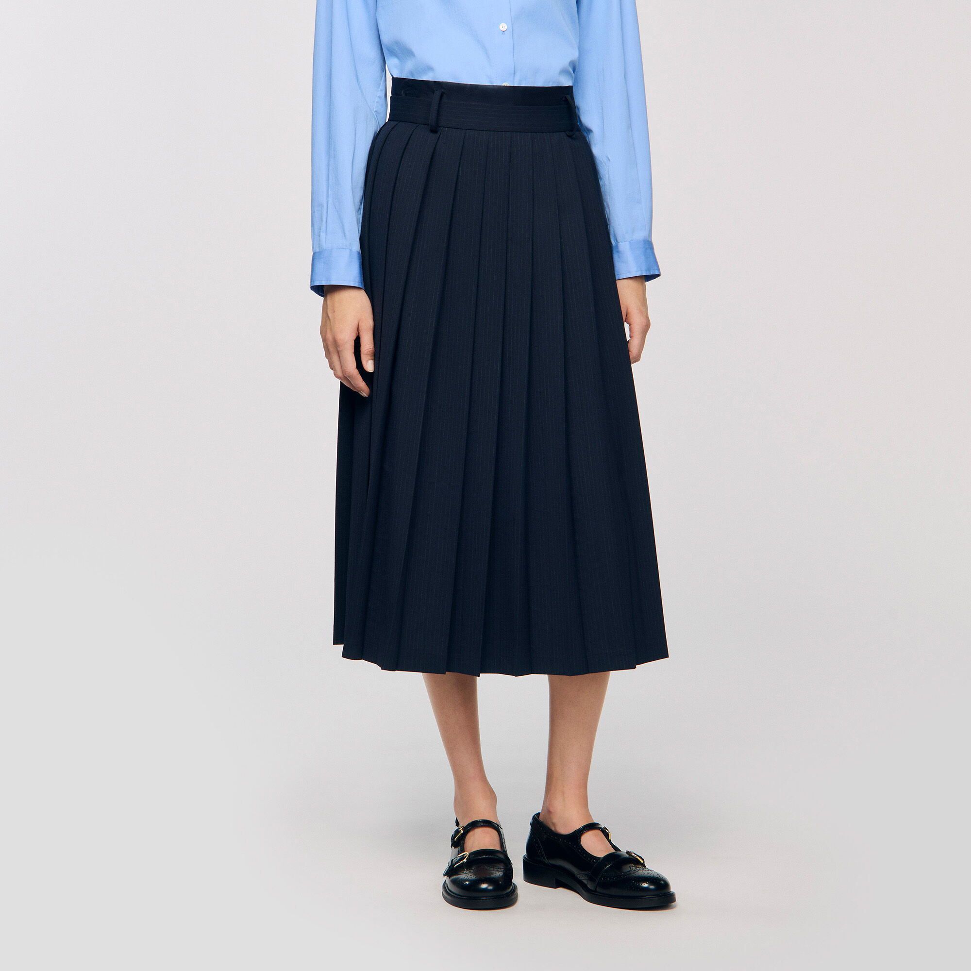 Midi-Plissier skirt
