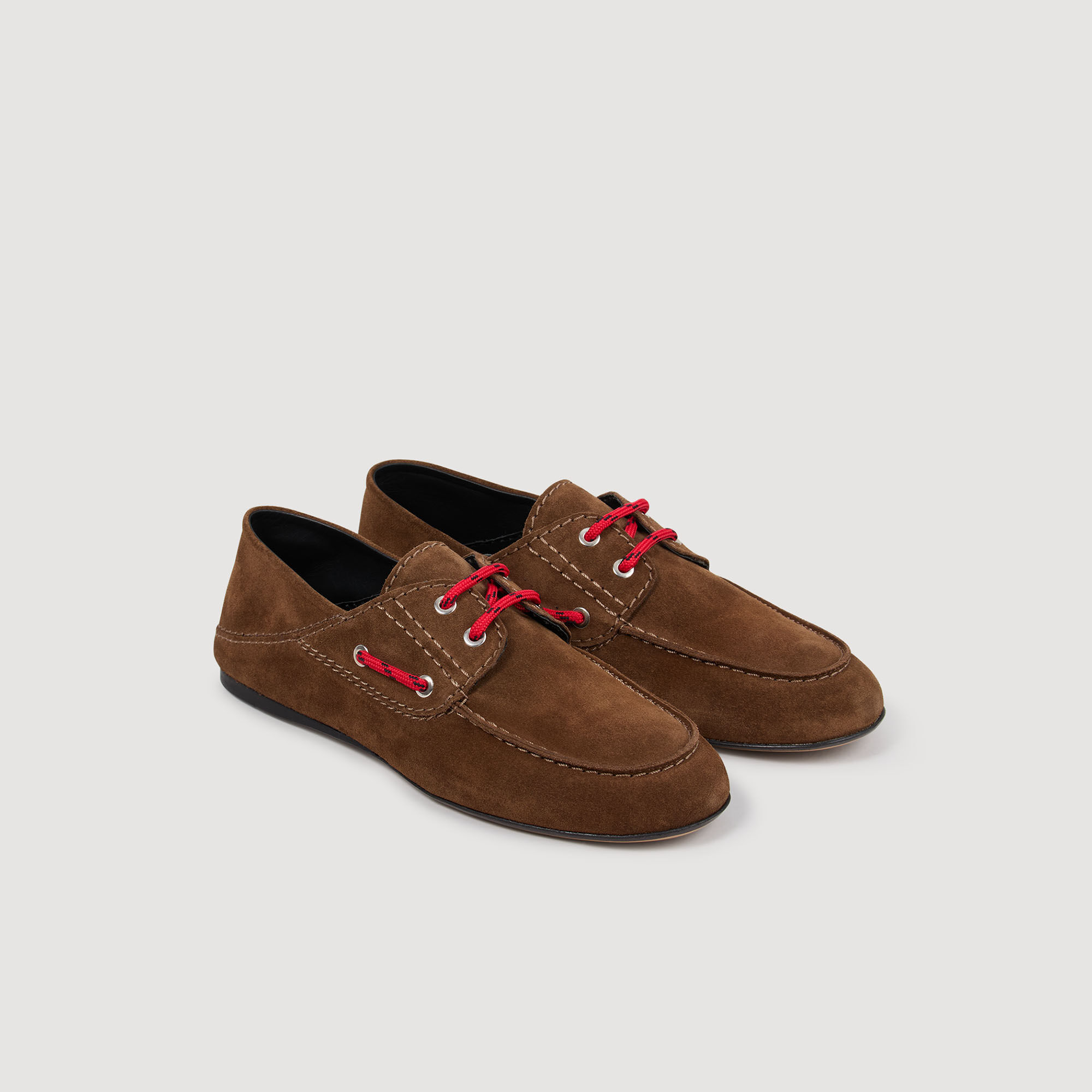 Schnürboots aus Wildleder