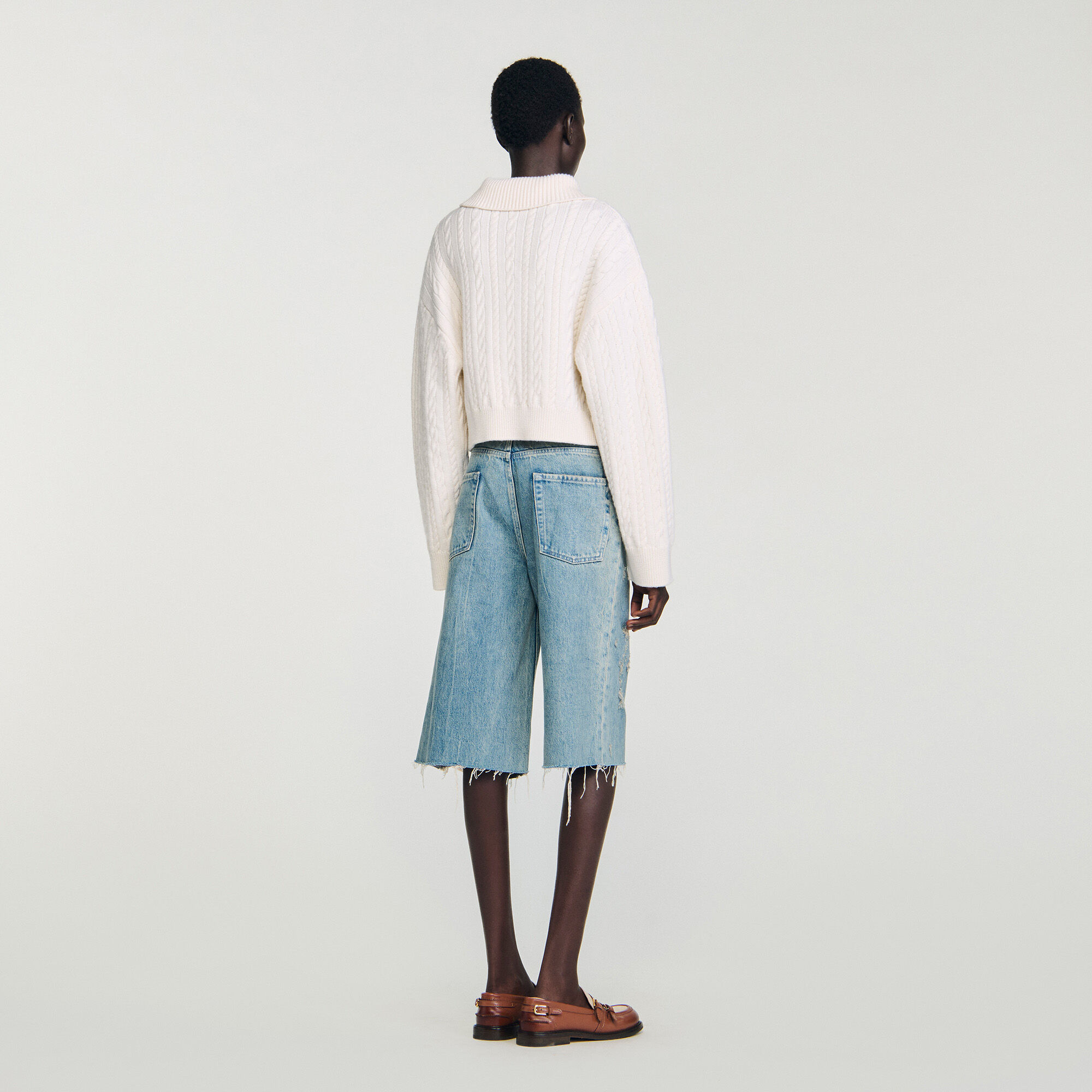 Sweater mit Seglerkragen