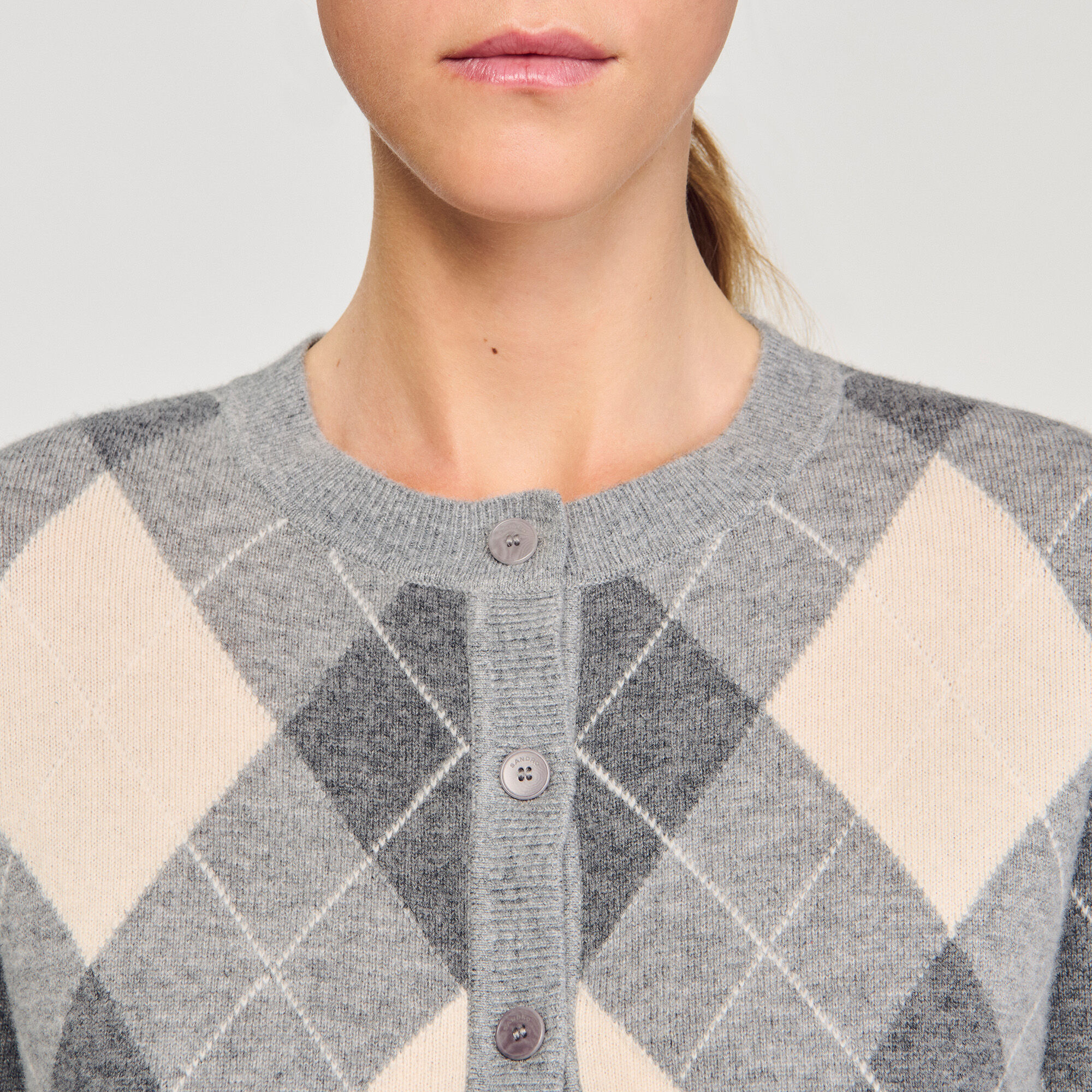 Argyle-Muster-Pullover