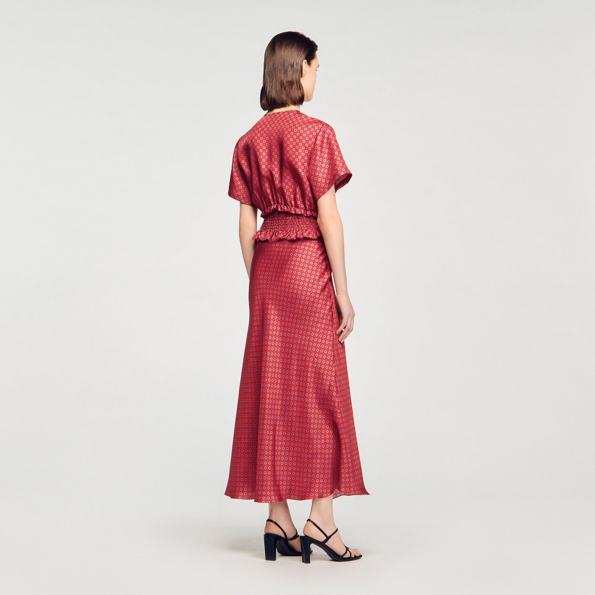 Maxikleid mit Schalprint