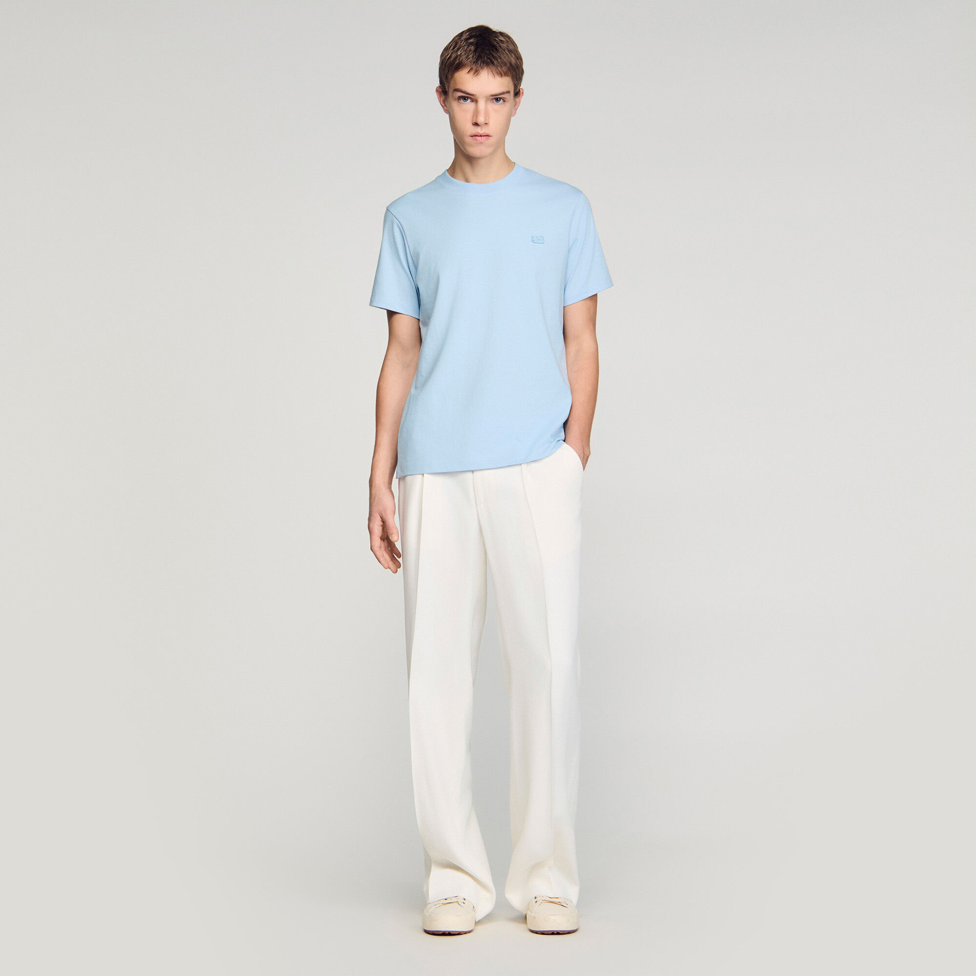 T-Shirt mit doppeltem S-Patch