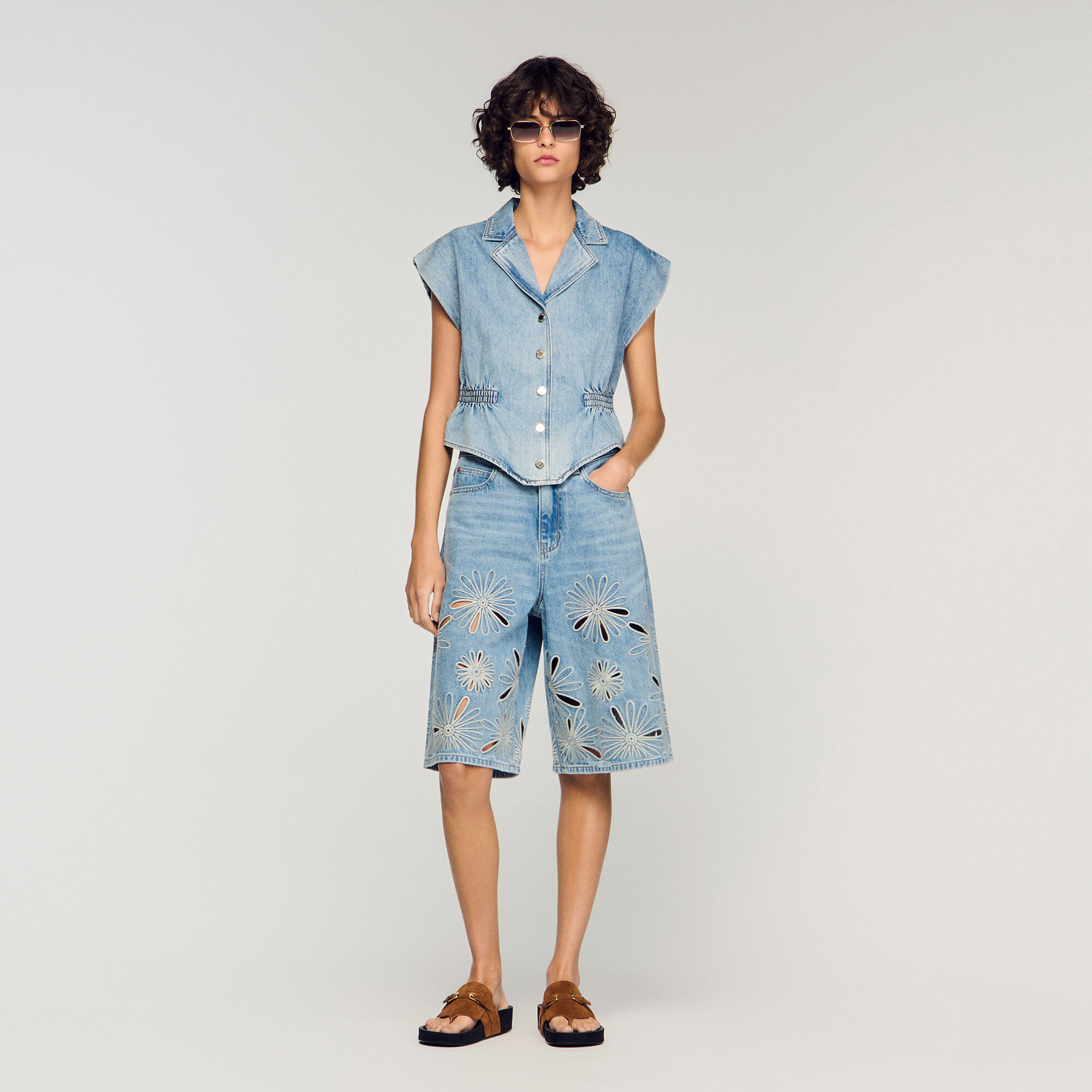 Denim-Oberhemd